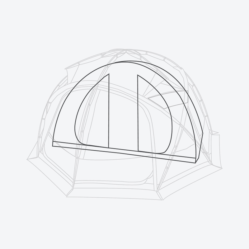 Helinox｜Nona Dome 4.0 內掛帳｜白