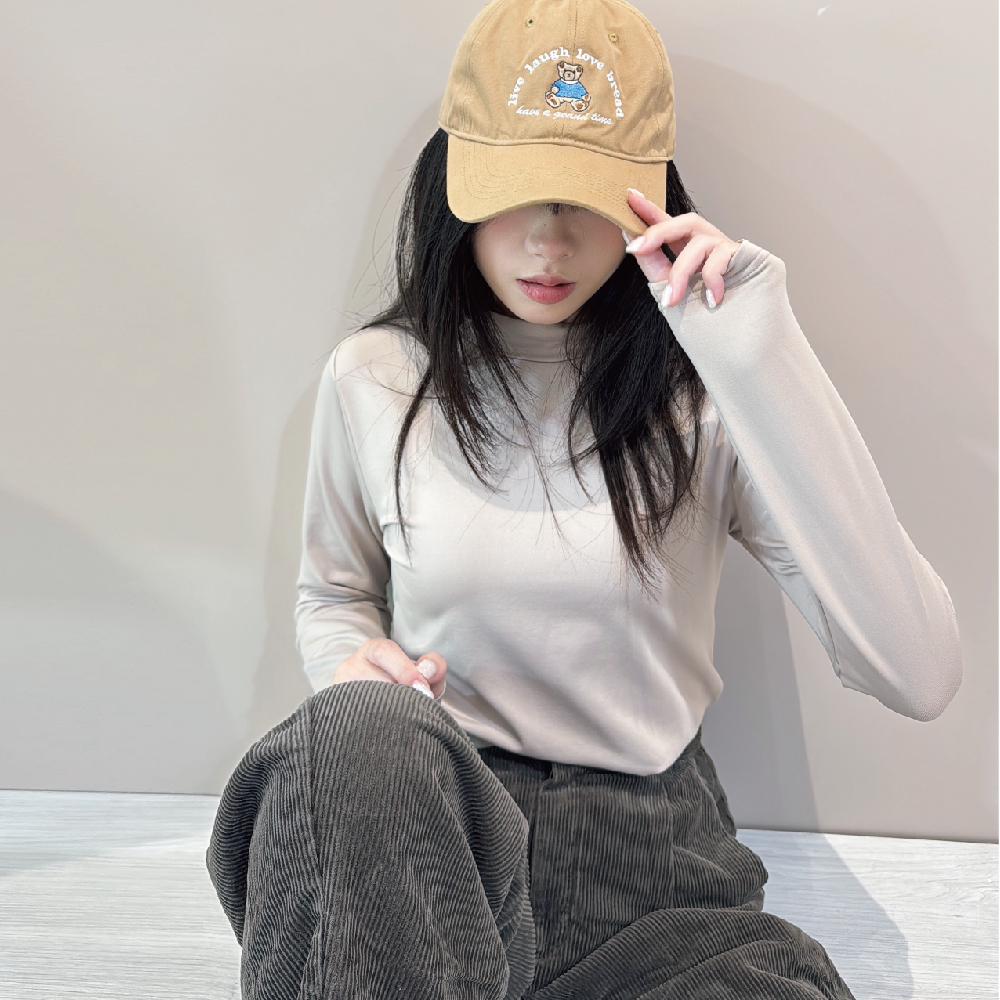 【立領】速暖絨保暖衣3.0-燕麥奶