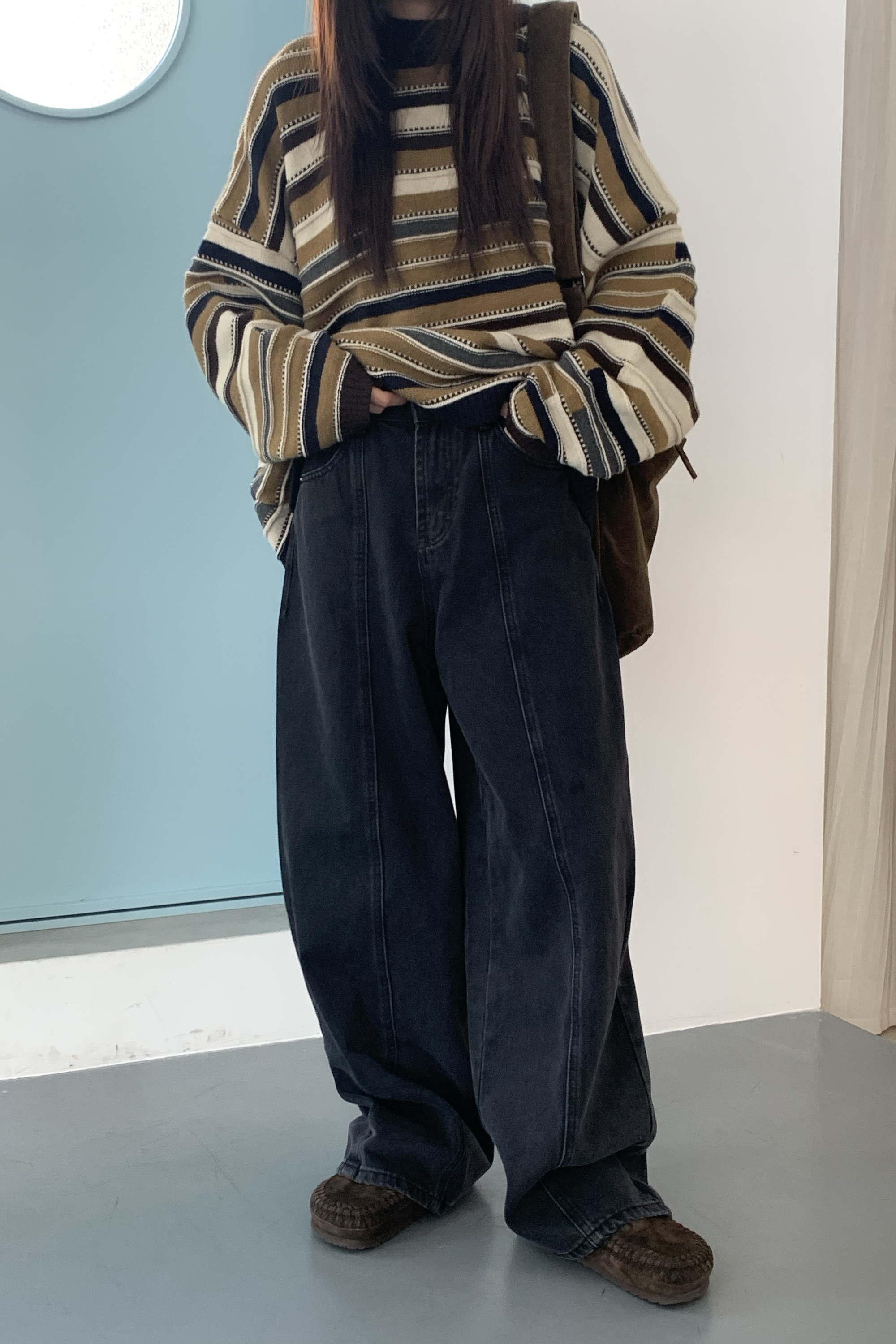 優秀版型水洗牛仔褲 3色