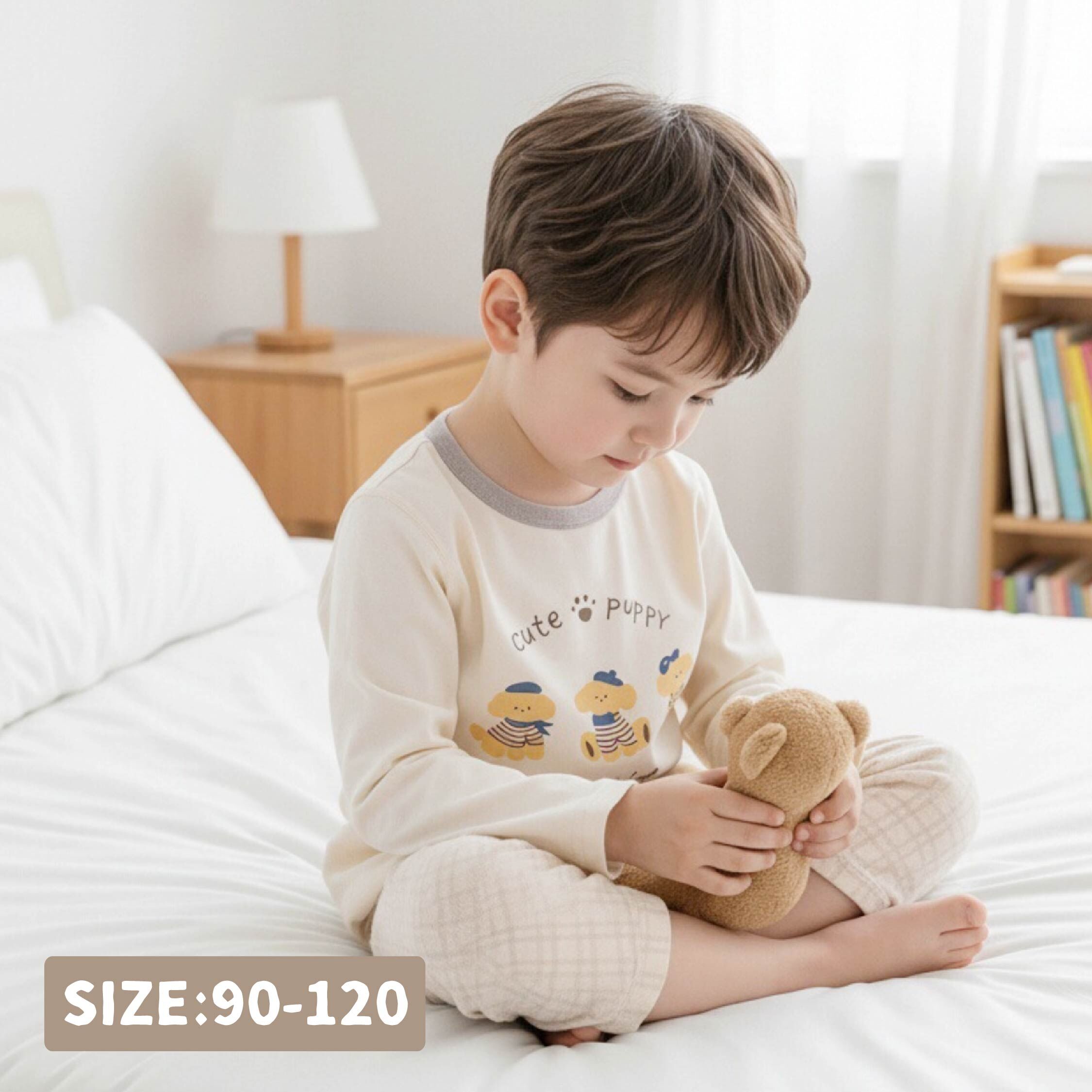 【JL5514】可愛俏皮小狗狗睡衣套裝