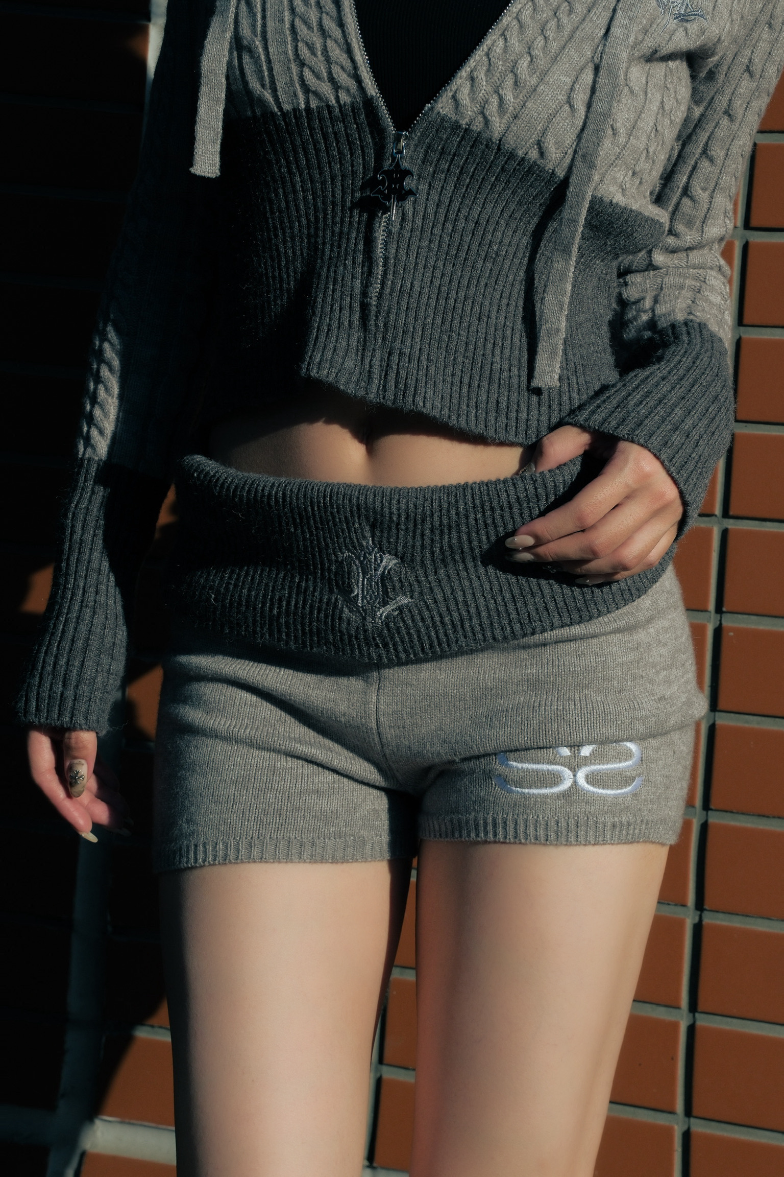 ATONESTUDIO x SAYLESS PT.FW “SCULPT KNIT DUO”SHORTS