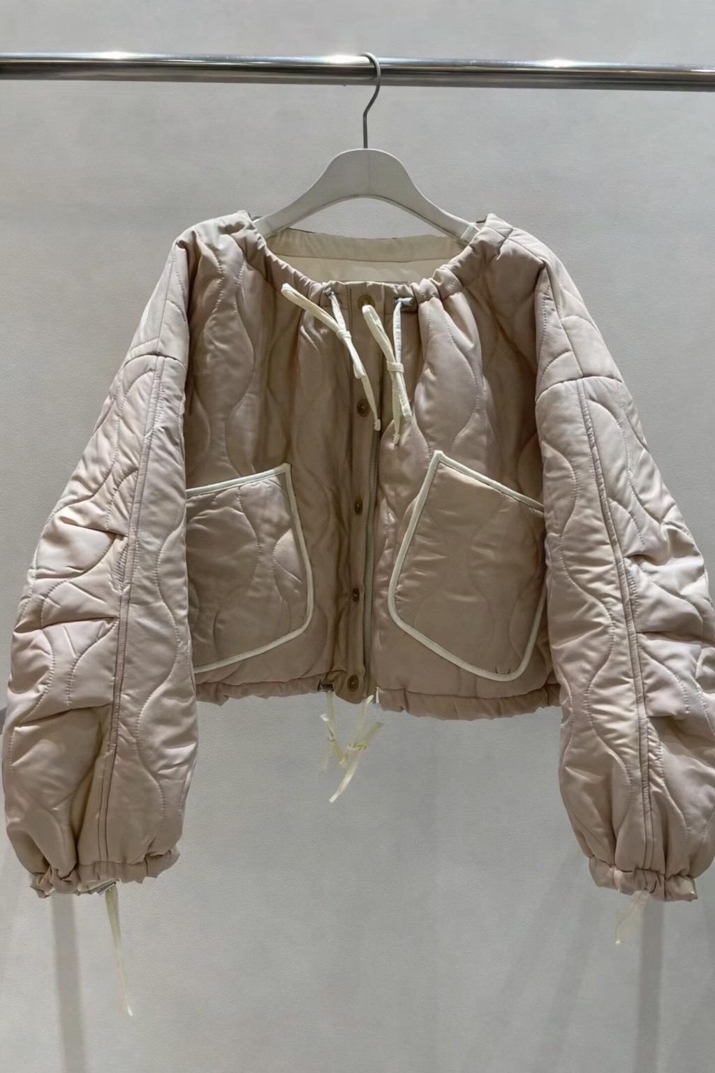 FEFFER 溫柔綁繩短版外套