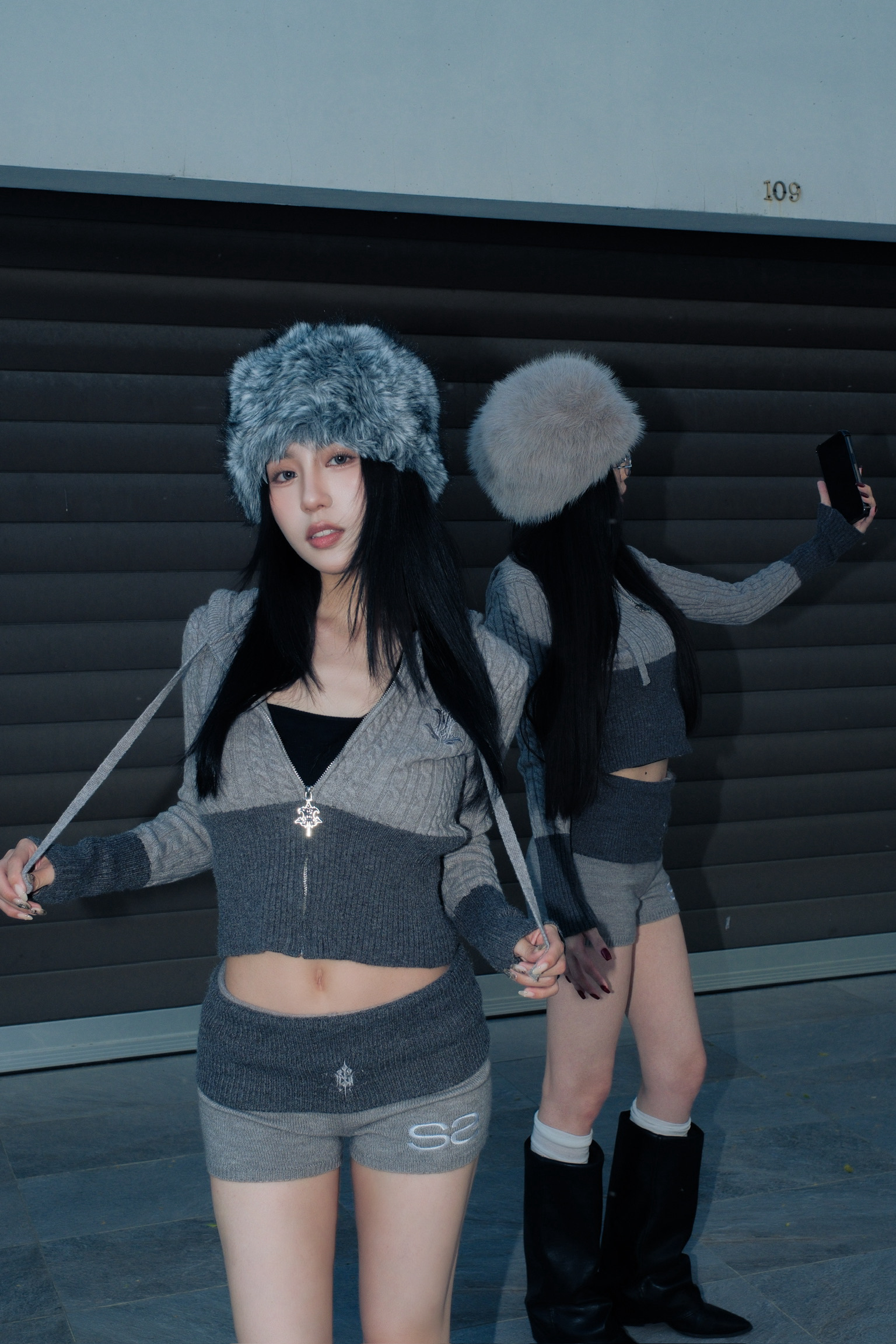 ATONESTUDIO x SAYLESS PT.FW “SCULPT KNIT DUO”SHORTS
