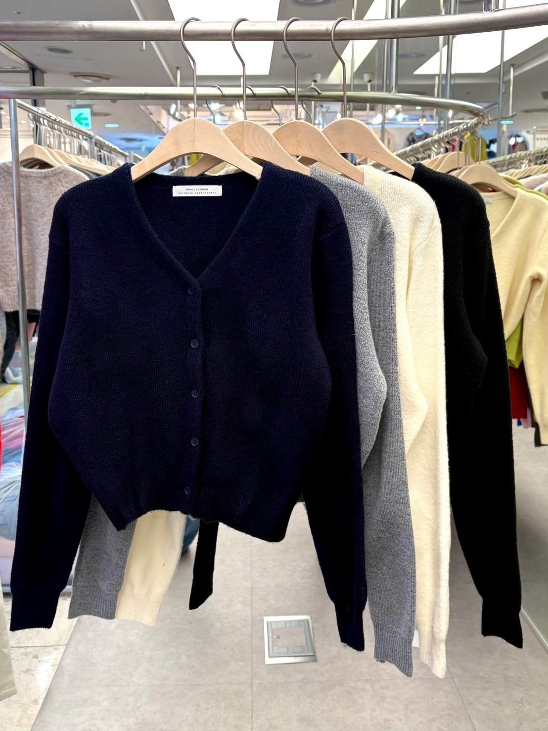 772 正韓毛呢感針織外套（多色可選，其他色私訊訂購