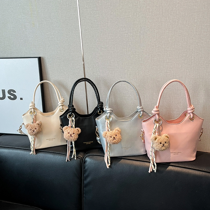 Chic Versatile Handheld Shoulder & Crossbody Bucket Bag