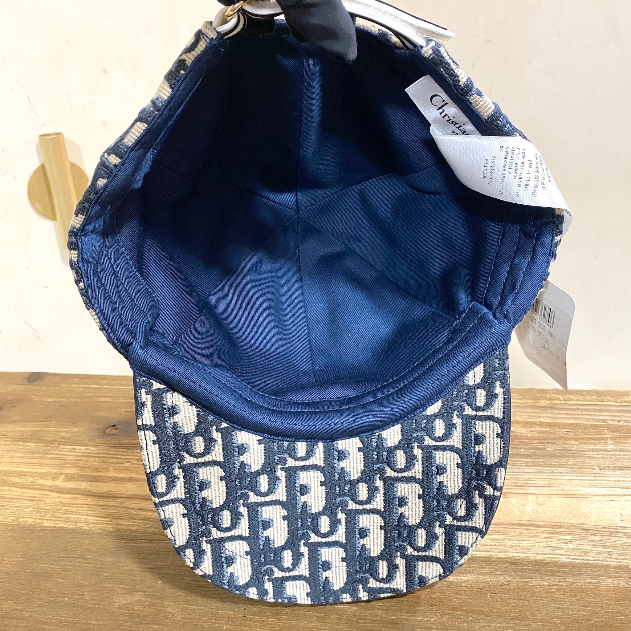 Unused] Dior cap 58 blue