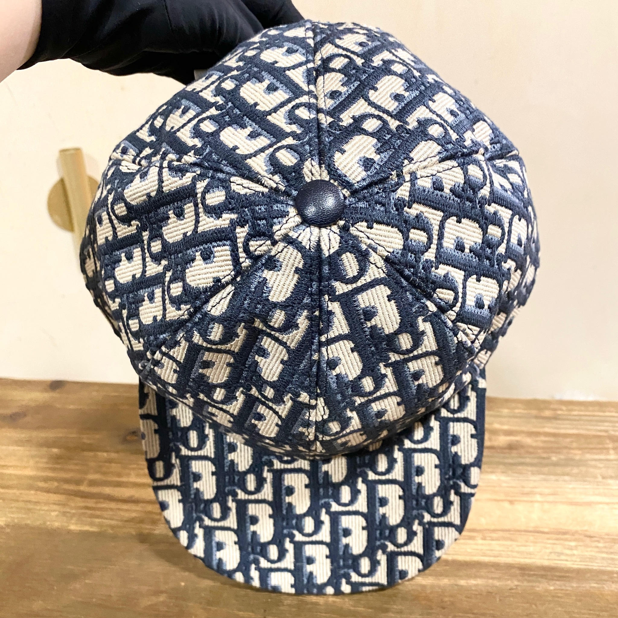 Unused] Dior cap 58 blue