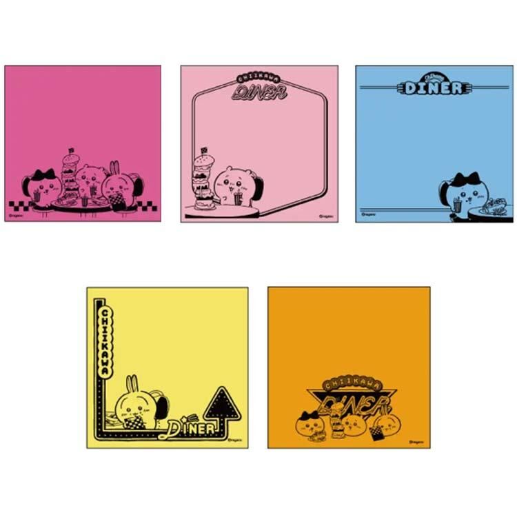 吉伊卡哇DINER 午餐主題 五色便箋