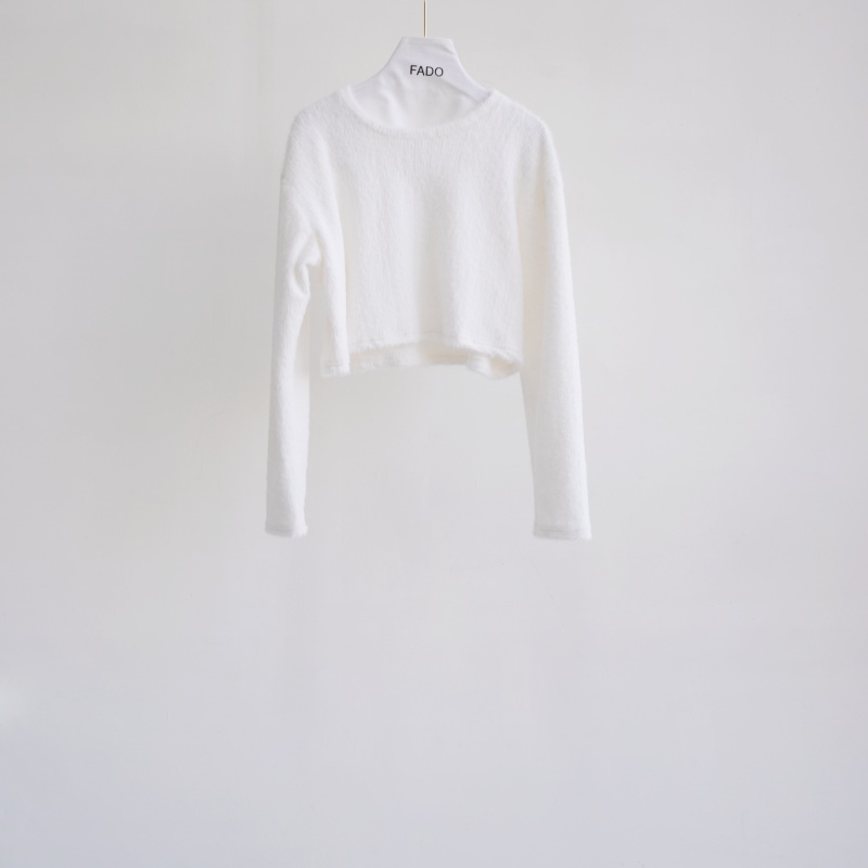 法朵Fado shop｜水貂絨短版毛衣 0914011 四色