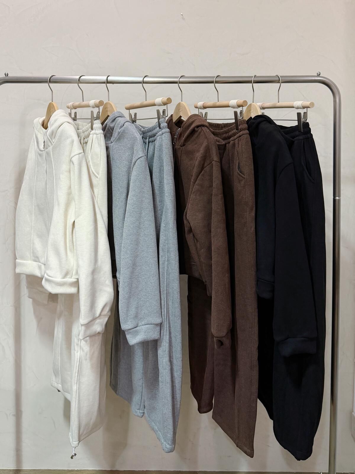 KR436 休閒舒適軟綿衛衣SET-4色