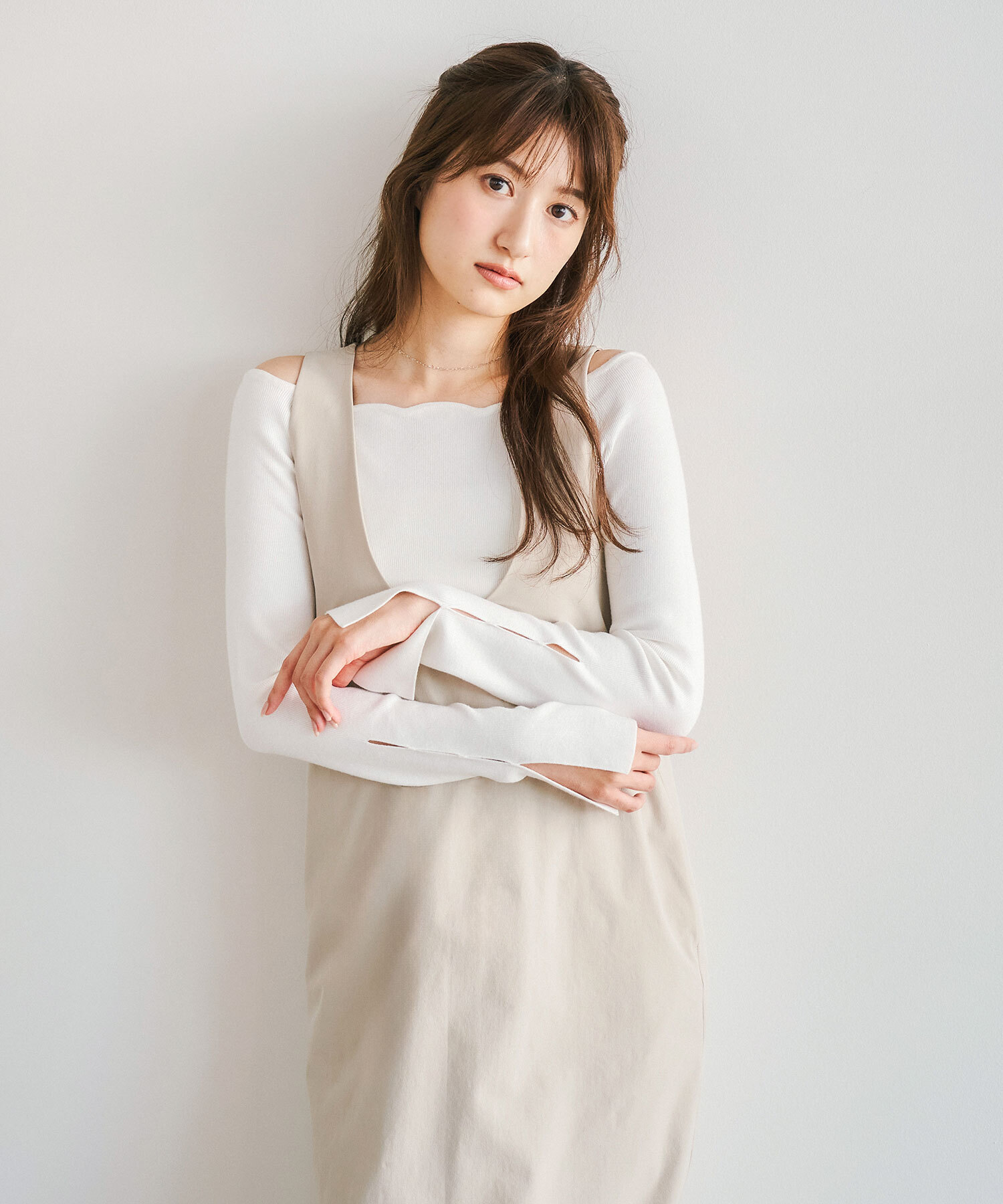 [預購] 折扣COCO DEAL 波浪邊一字領針織衫