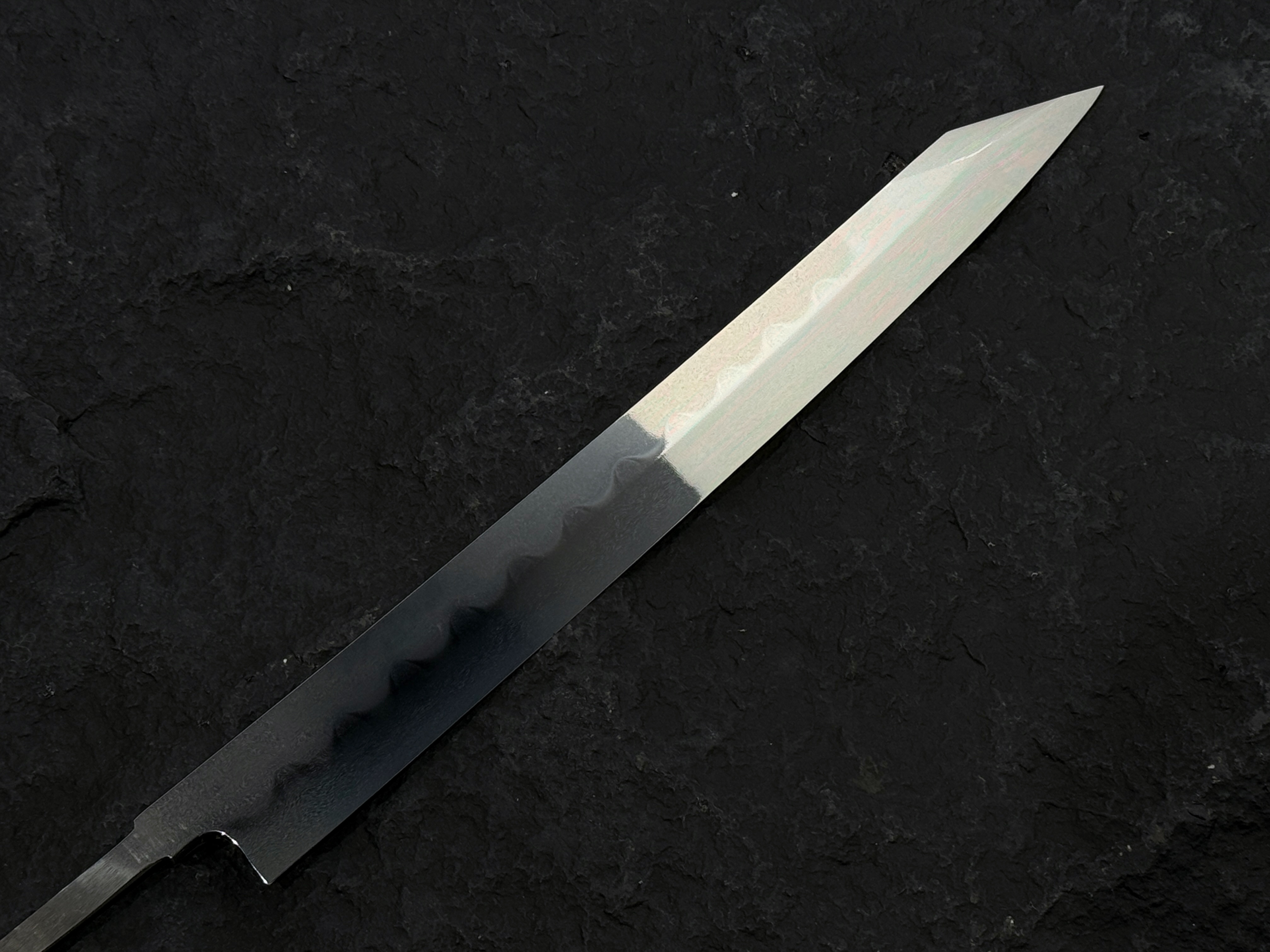 新国作 超青鋼 本燒 地肌 切付柳刃