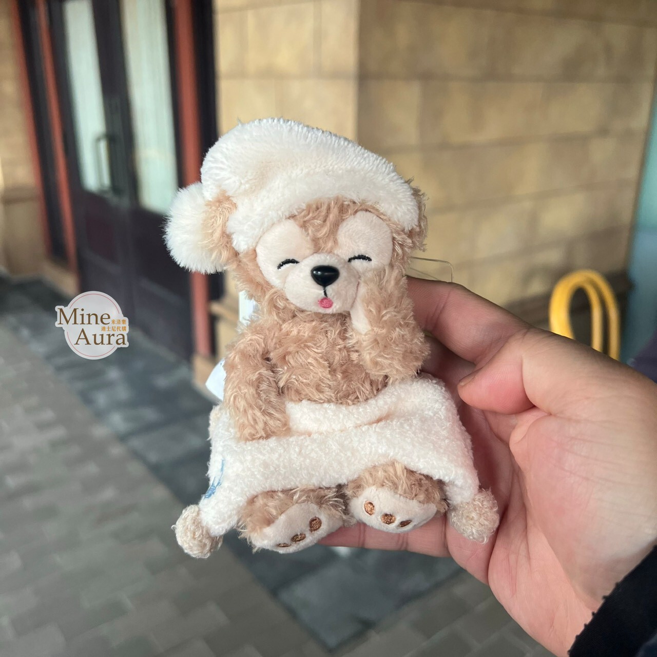 達菲 Duffy 與好友們 軟軟的夢系列 達菲 Duffy 絨毛 鑰匙圈 吊飾 -上海迪士尼樂園