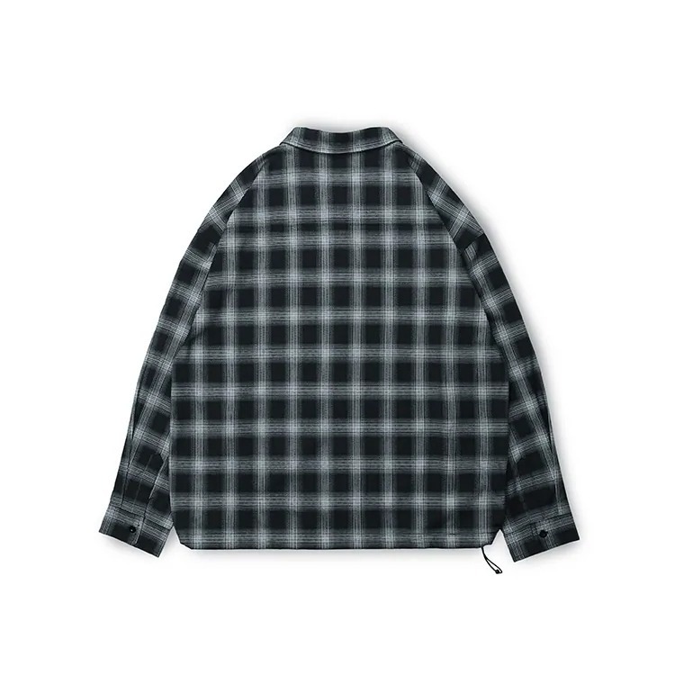 B-SIDE URBAN PLAID PULLOVER SHIRT