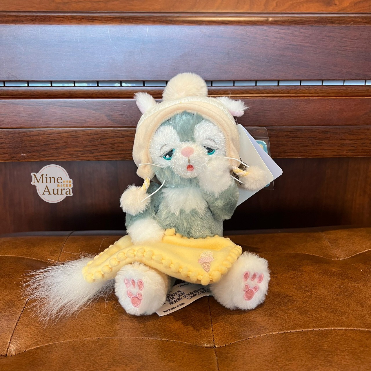 達菲 Duffy 與好友們 軟軟的夢系列 傑拉托尼 畫家貓 Gelatoni 娃娃 玩偶 -上海迪士尼樂園