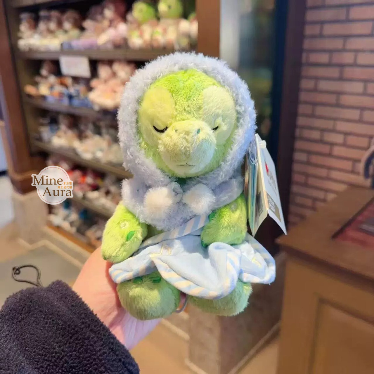 達菲 Duffy 與好友們 軟軟的夢系列 奧樂米拉 海龜 OluMel 娃娃 玩偶 -上海迪士尼樂園