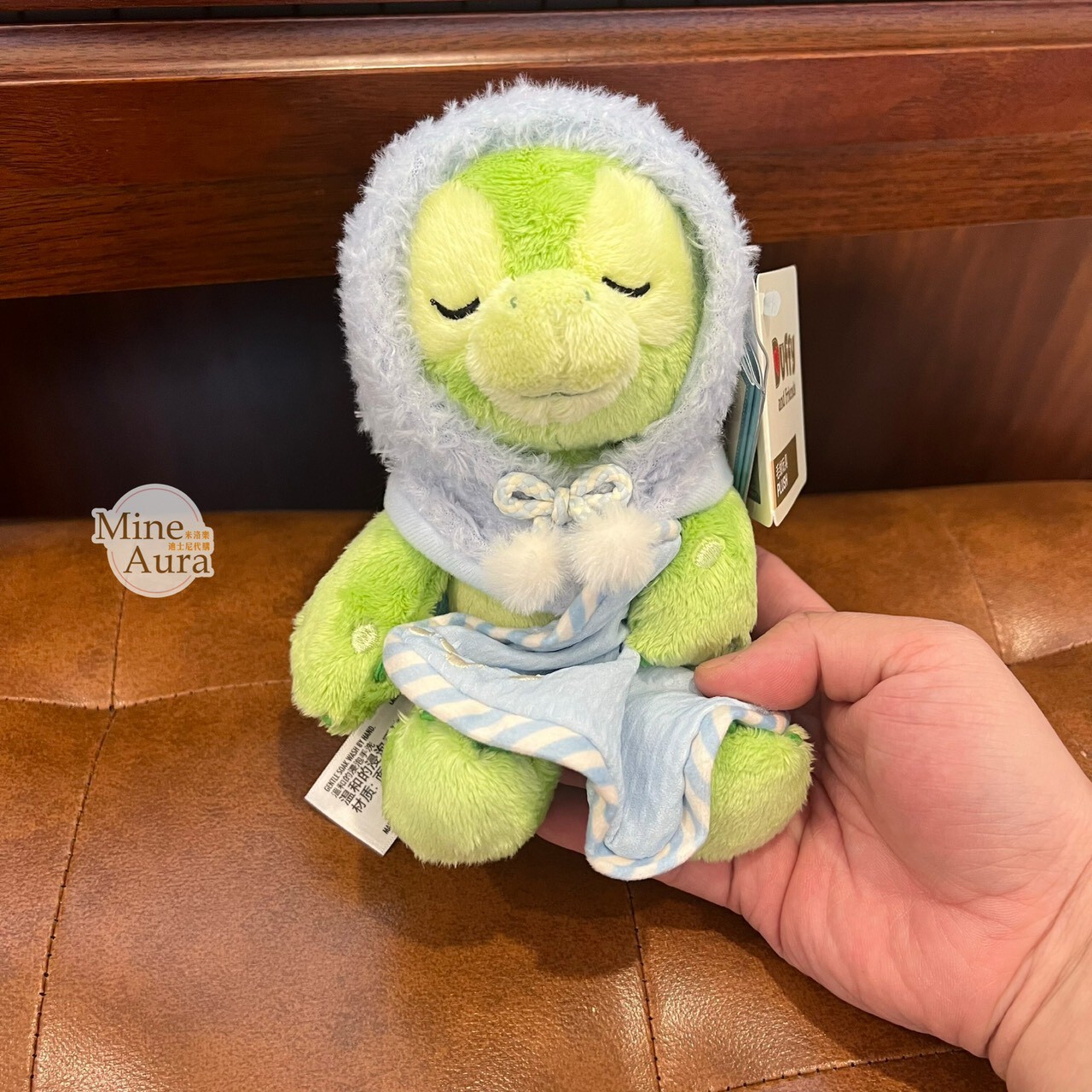 達菲 Duffy 與好友們 軟軟的夢系列 奧樂米拉 海龜 OluMel 娃娃 玩偶 -上海迪士尼樂園