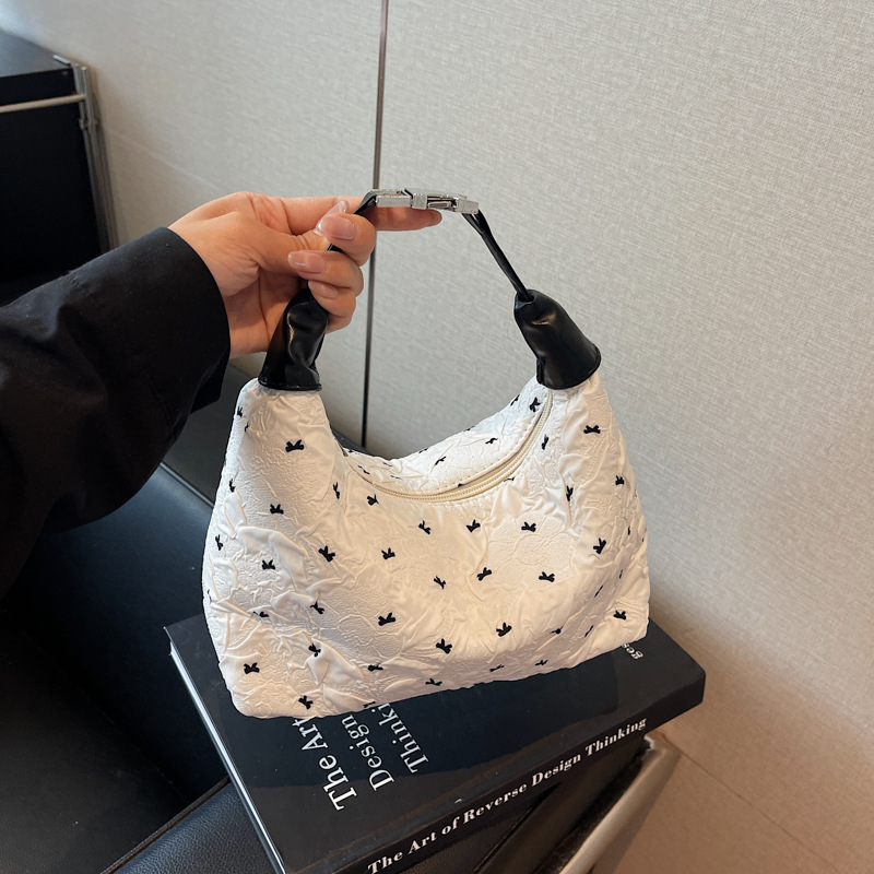 Bow Polka Dot Handheld & Shoulder Crossbody Bag