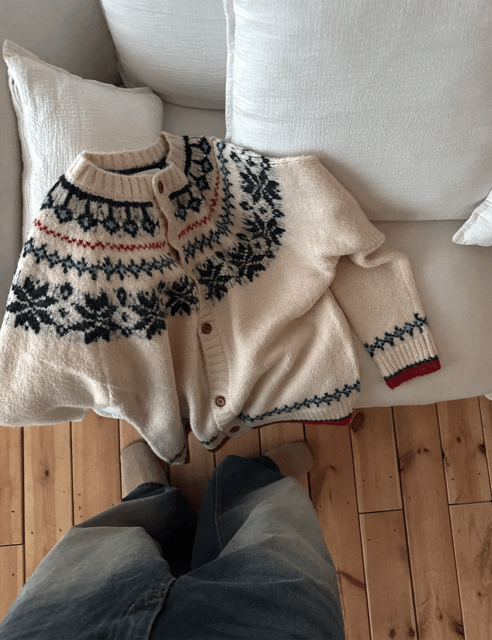 Winver 北歐羊毛針織開襟衫