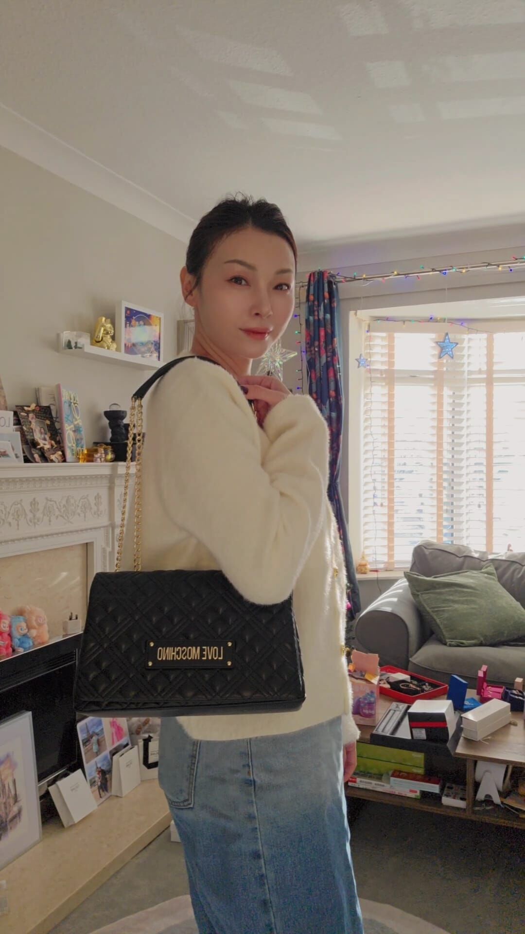 英國代購 (獨立訂單)-LOVE MOSCHINO Black BAG