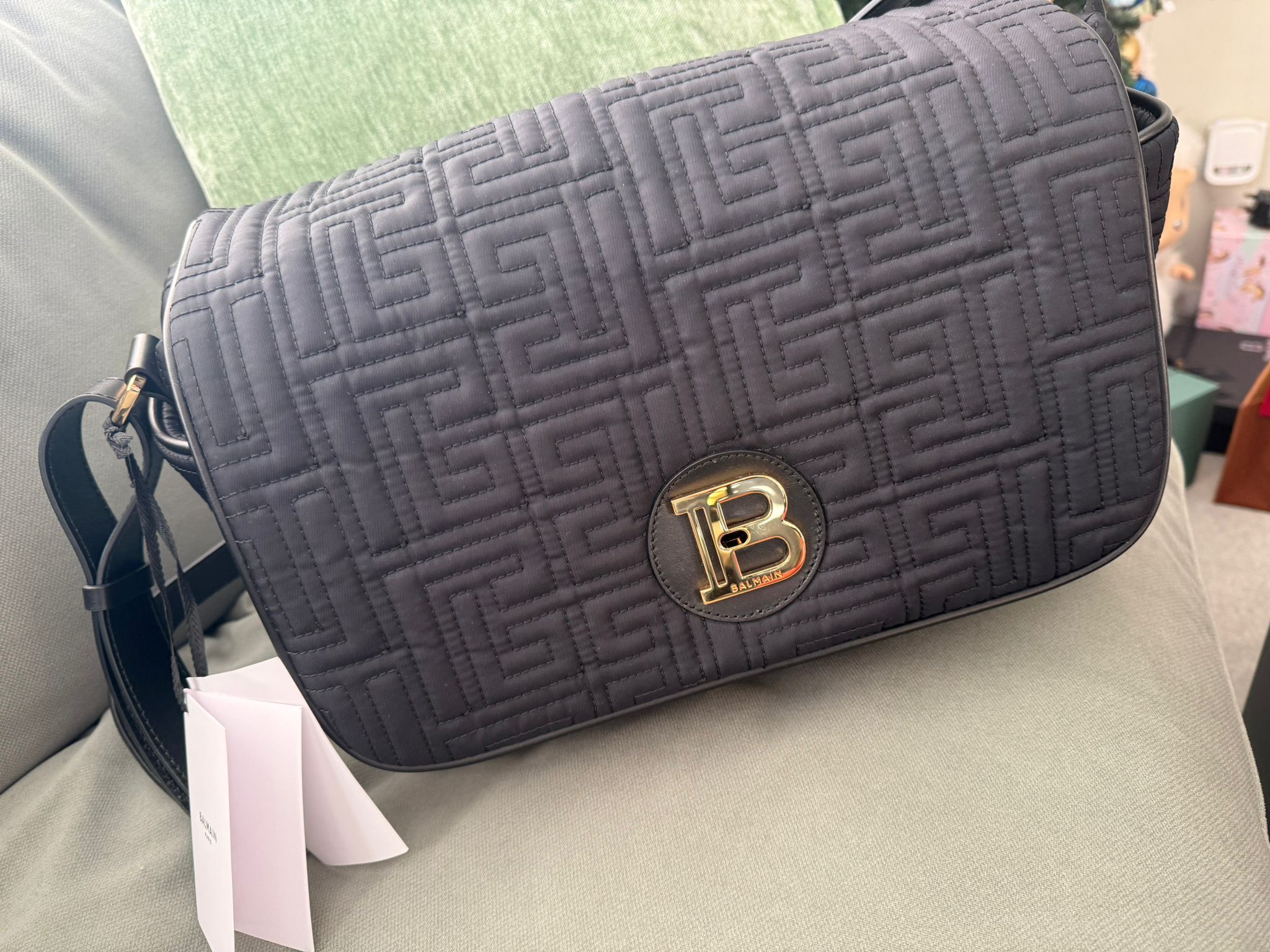 英國代購 (獨立訂單)-BALMAIN PARIS DIAPER BAG