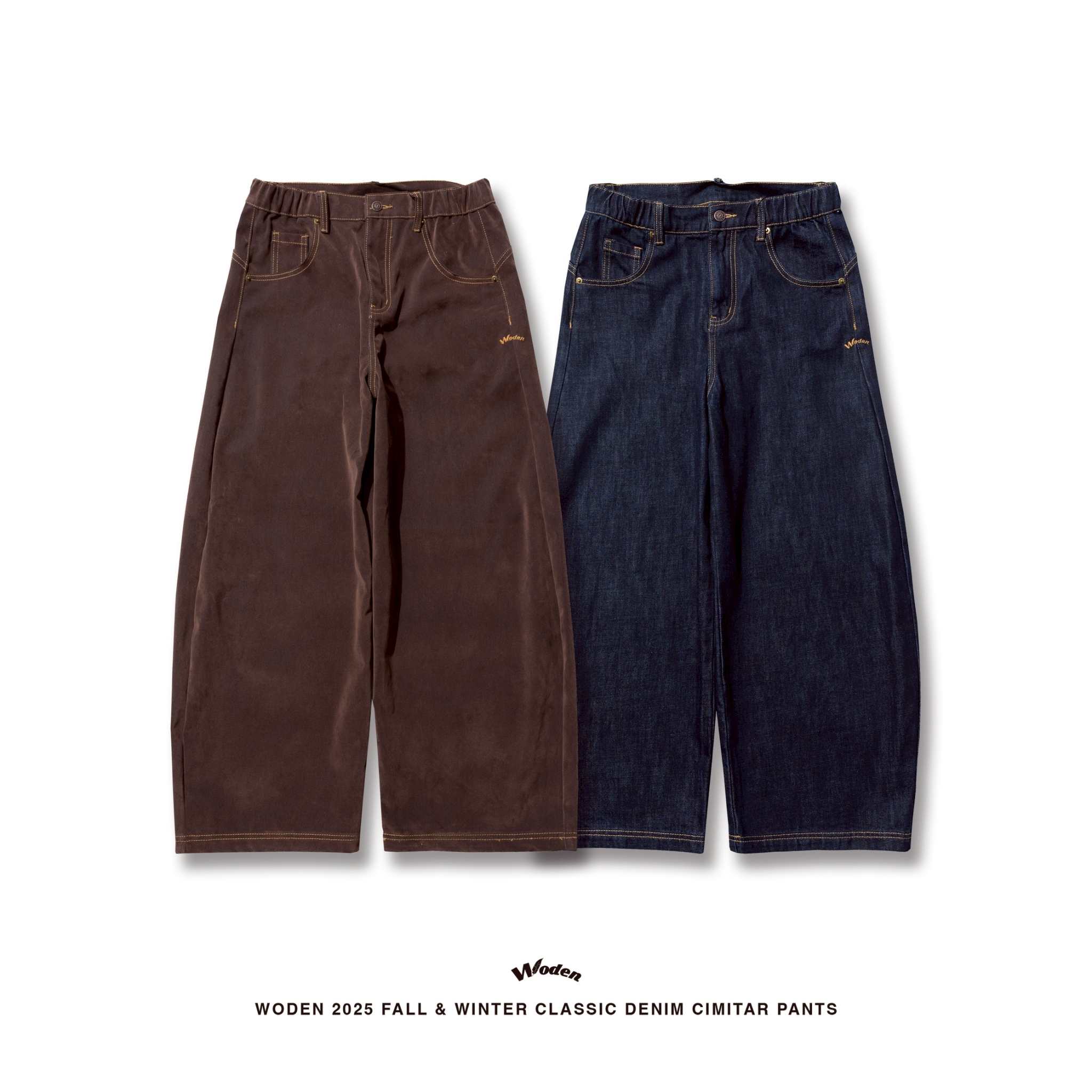 WODEN 2025 Fall & Winter 030 Classic Denim  Pants