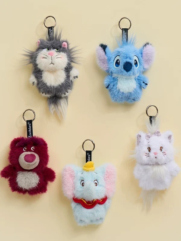 【12/26 - 12/28 週末優惠】Disney X Zoobies 官方正版 絨毛 吊飾 耳機包