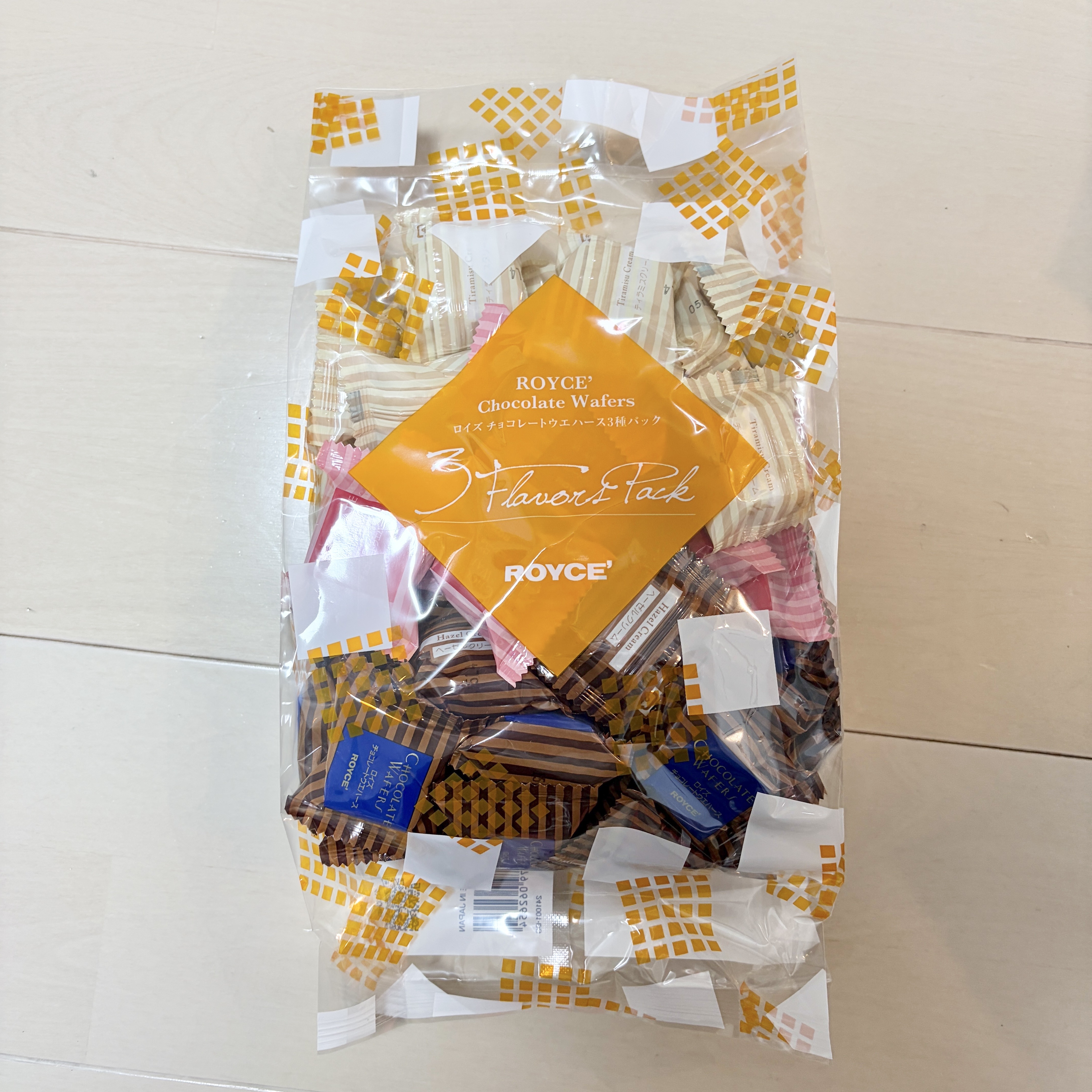 ROYCE-雜錦朱古力威化(3口味) 48粒