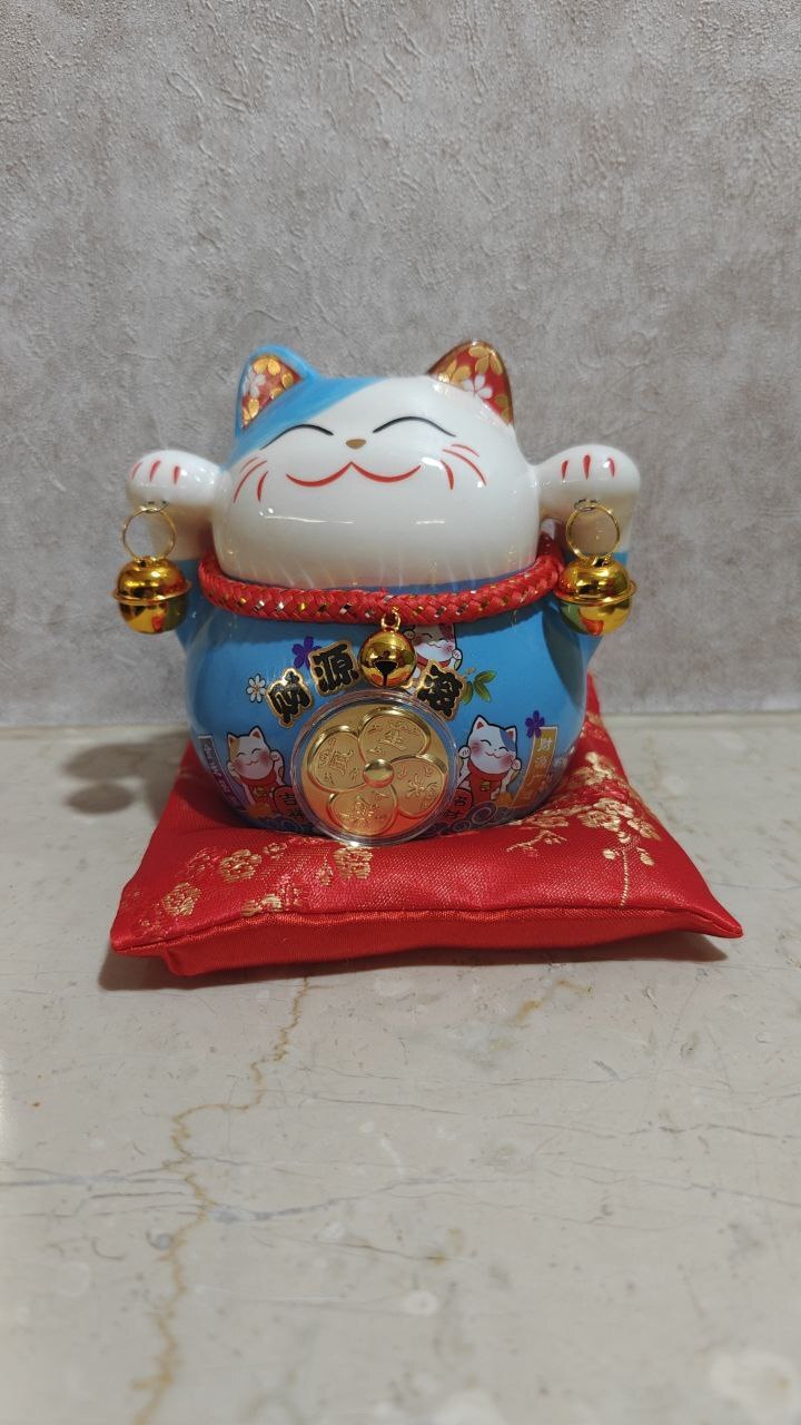 [B] GEMZ & CO Fortune cat, Blue  , M-0230116 (S13)
