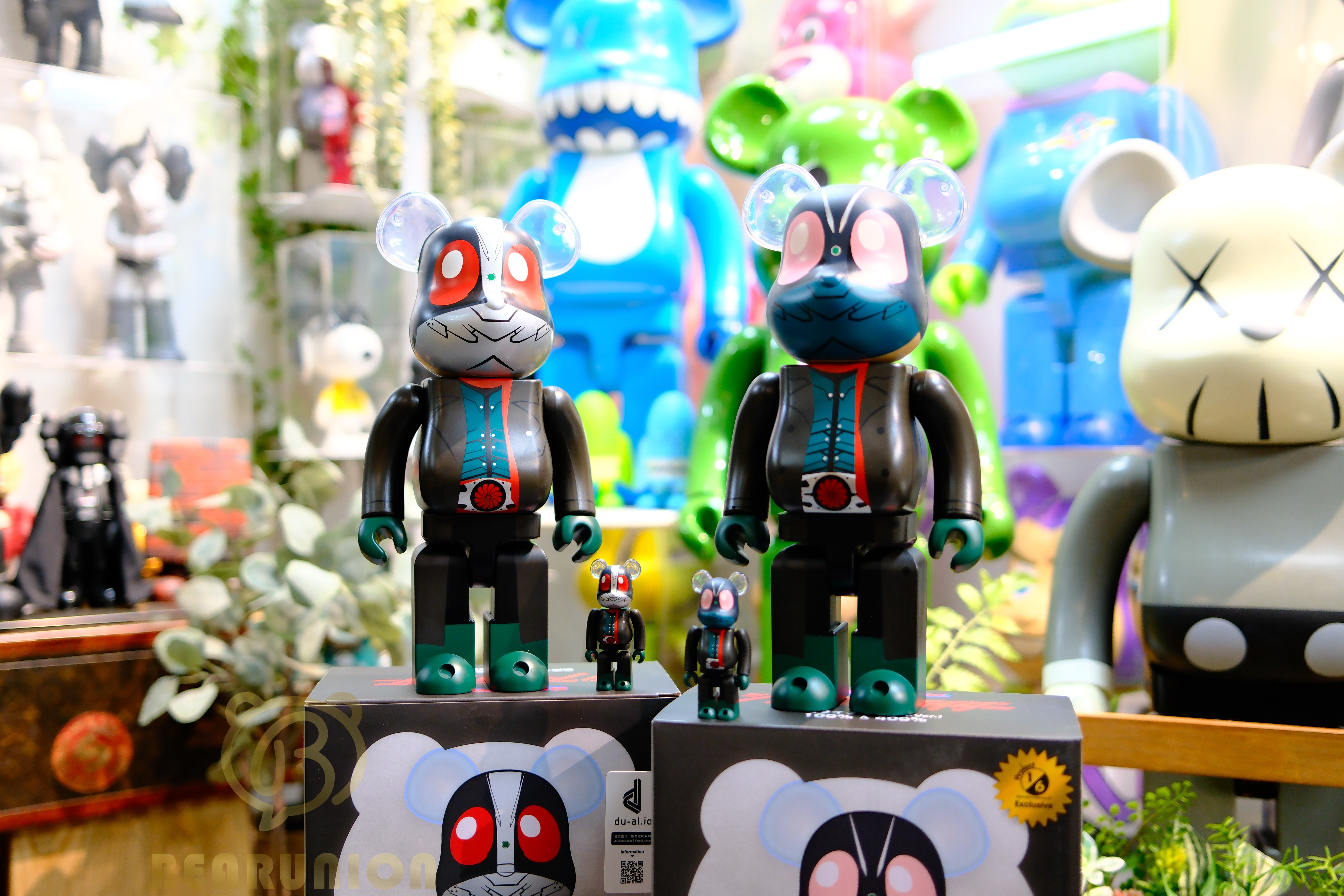 🥇現貨🥇Bearbrick 400% 100% 仮面ライダー + 第2号 set of 4