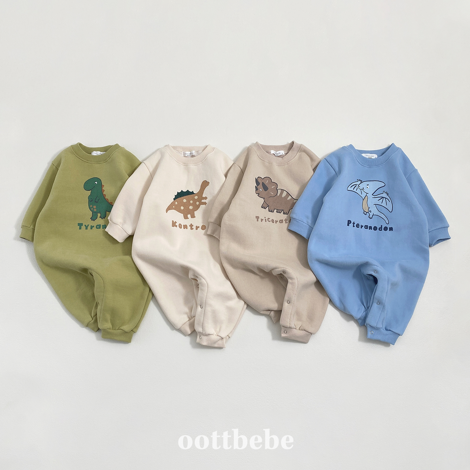 KR OOTTBEBE 恐龍衛衣｜3色