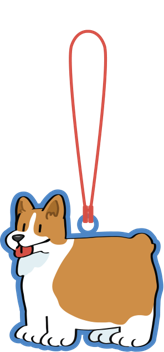 泰國插畫品牌zky.studio|狗狗造型行李吊牌