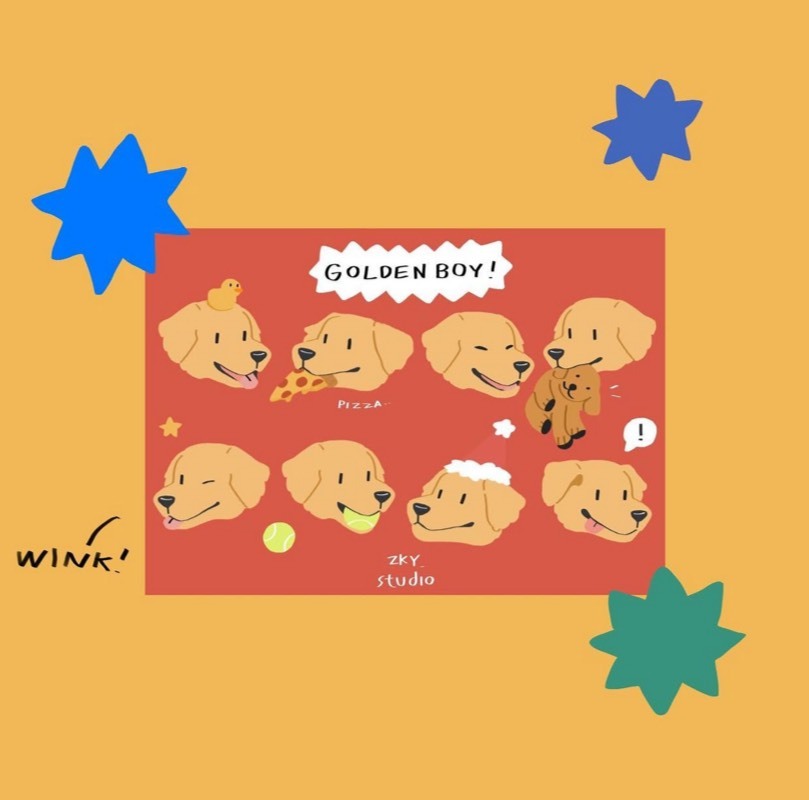 泰國插畫品牌zky.studio|A7貼紙