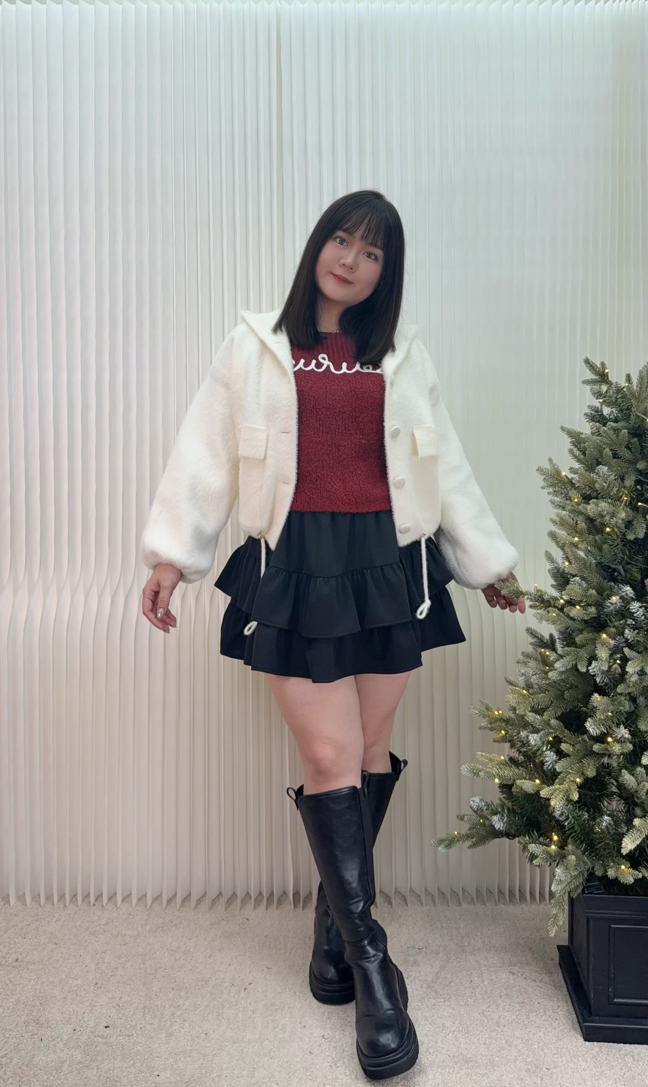 30.水貂毛可拆式毛毛外套