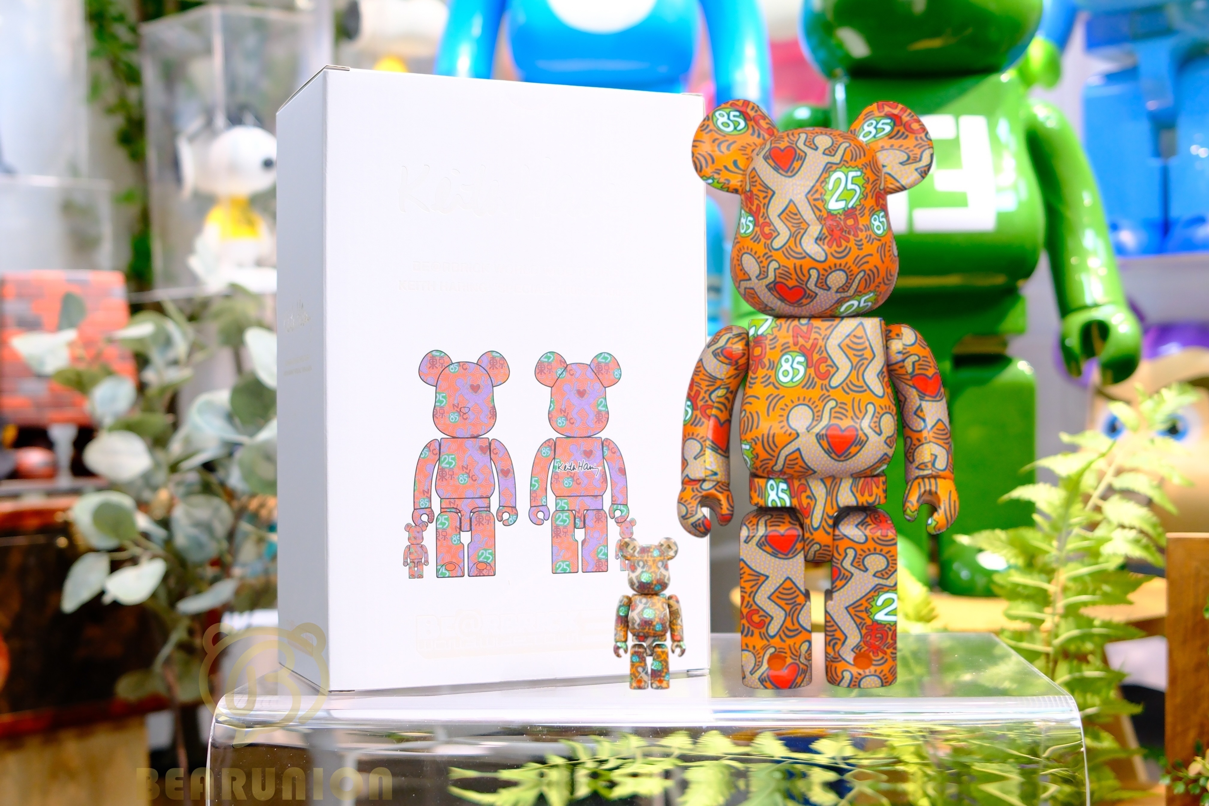🥇現貨🥇Bearbrick 400% 100% Keith haring WWT3 BANGKOK THAILAND
