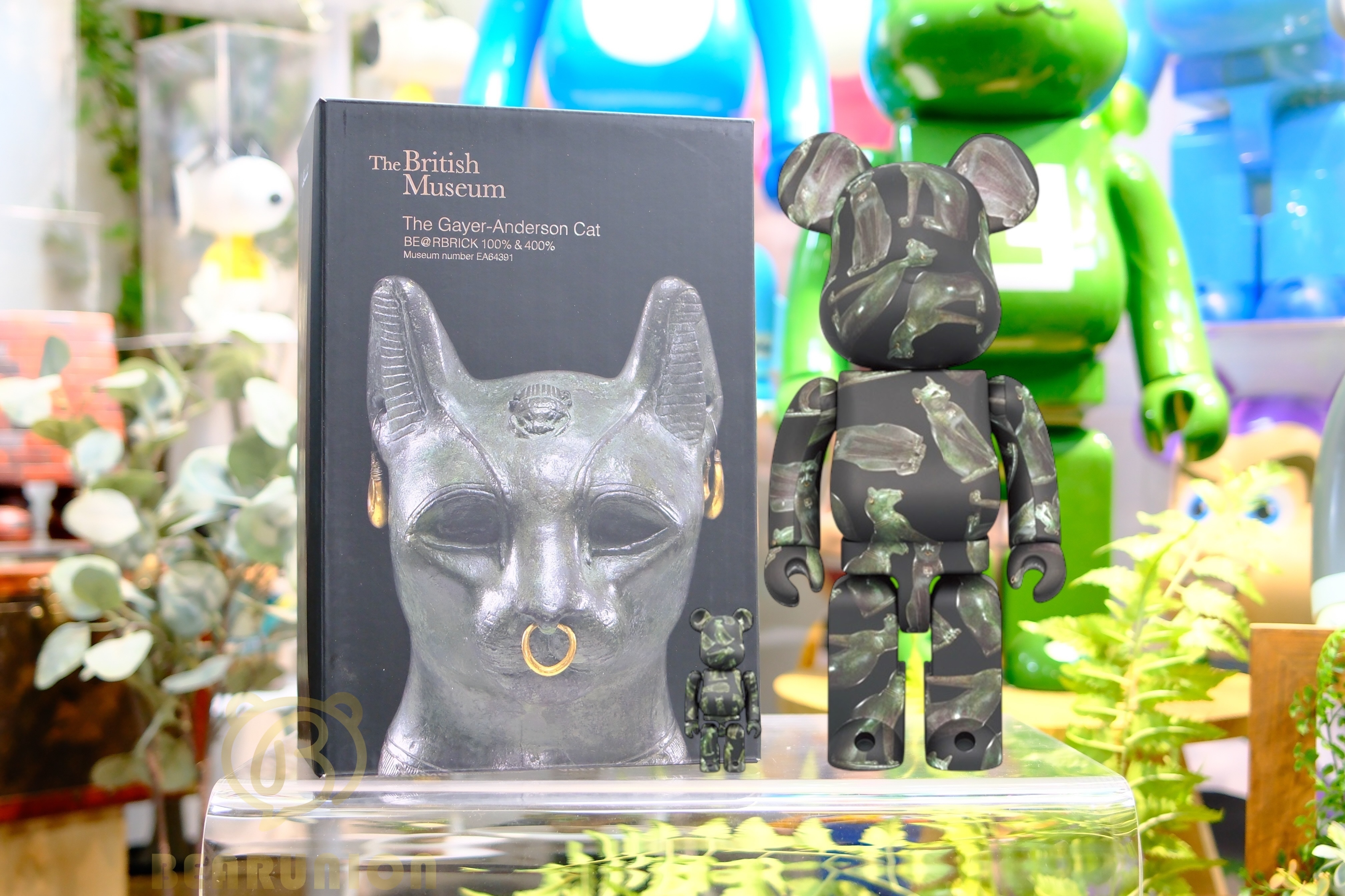 🥇現貨🥇Bearbrick 400% 100% the British Museum cat