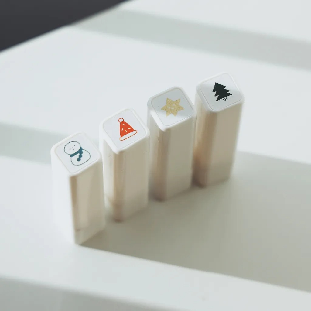 聖誕限定 迷你印章 連續印章 九款可選｜右手超人