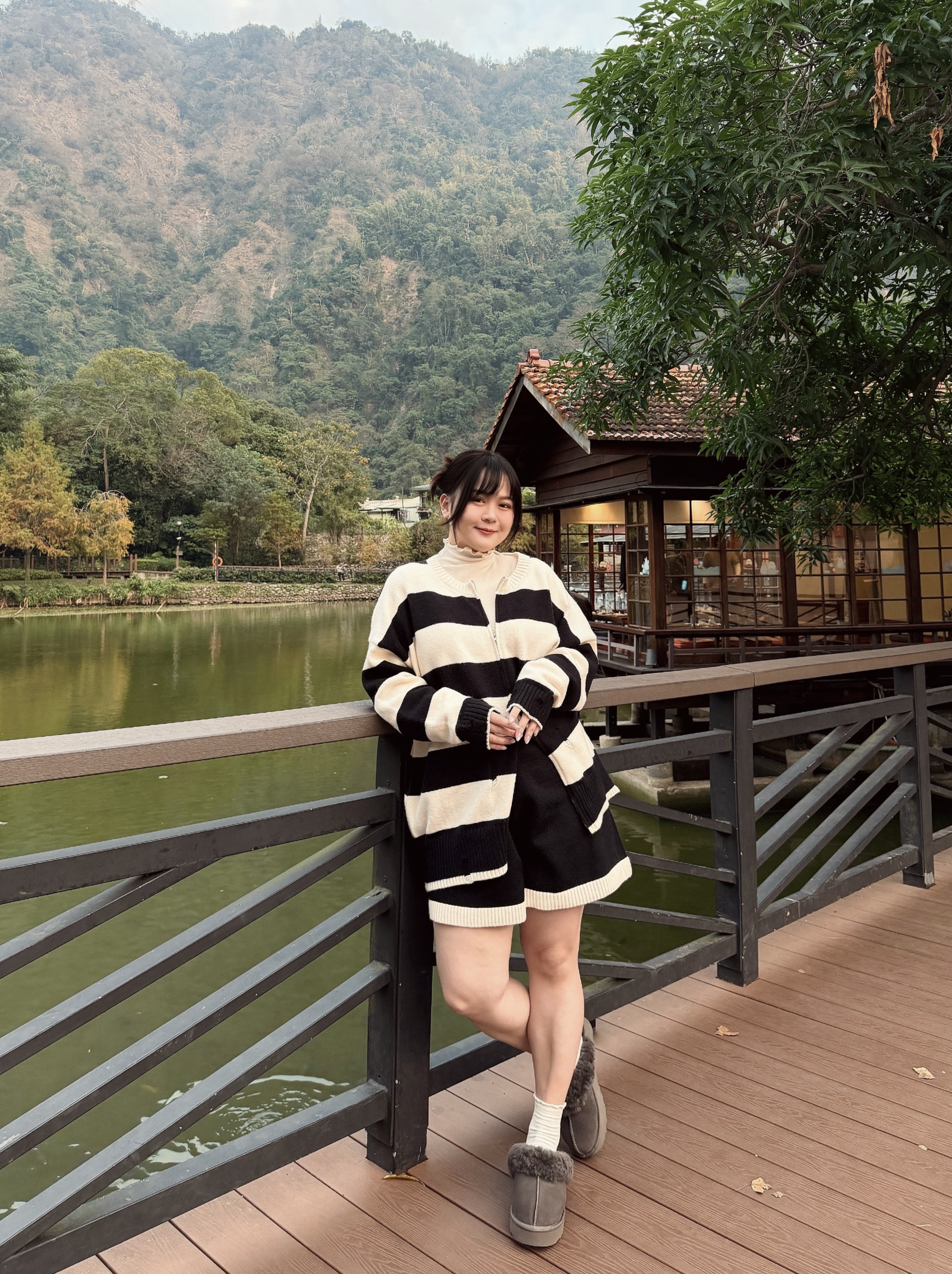 22.條紋針織套裝