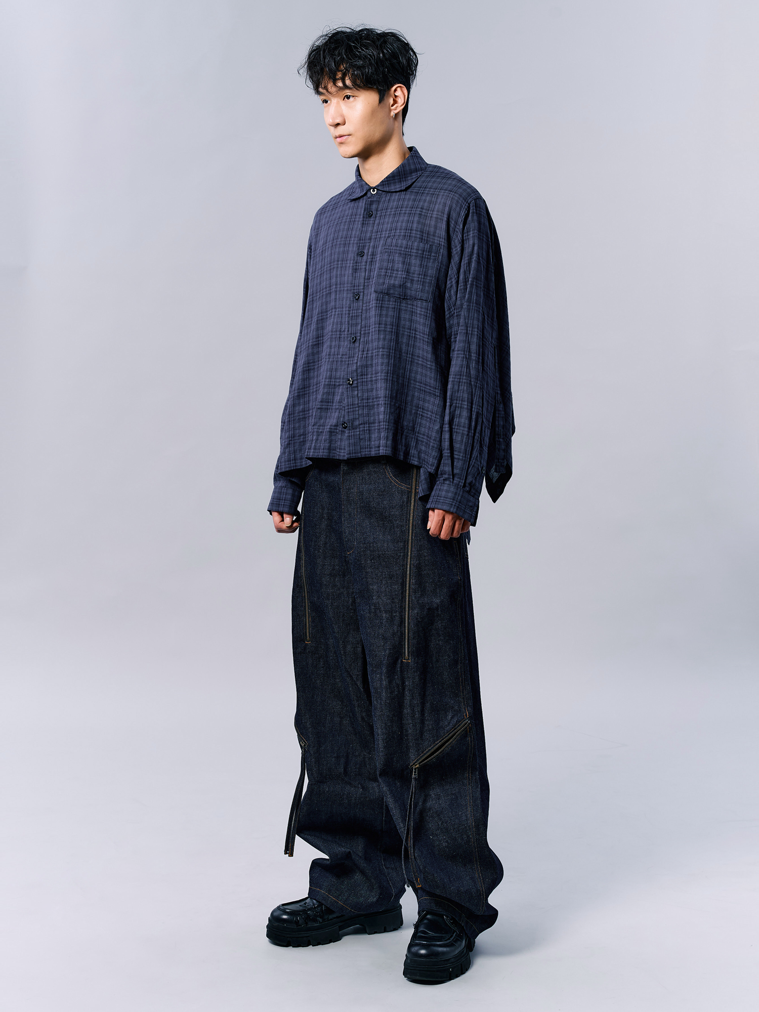 FLAT CUT LONG-SLEEVES ”DRIFT” SHIRT