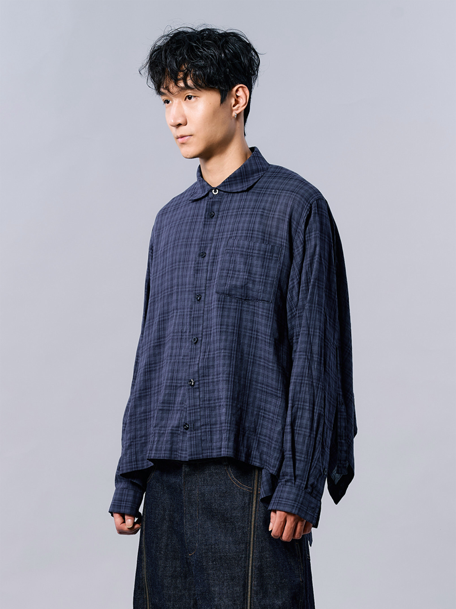 FLAT CUT LONG-SLEEVES ”DRIFT” SHIRT