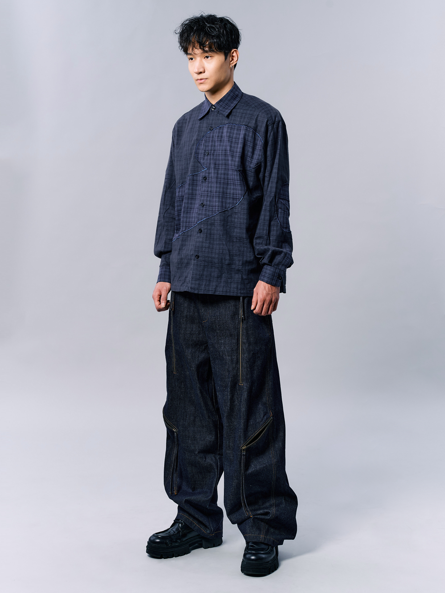 LOOSE FIT LONG-SLEEVES “COVERD” SHIRT