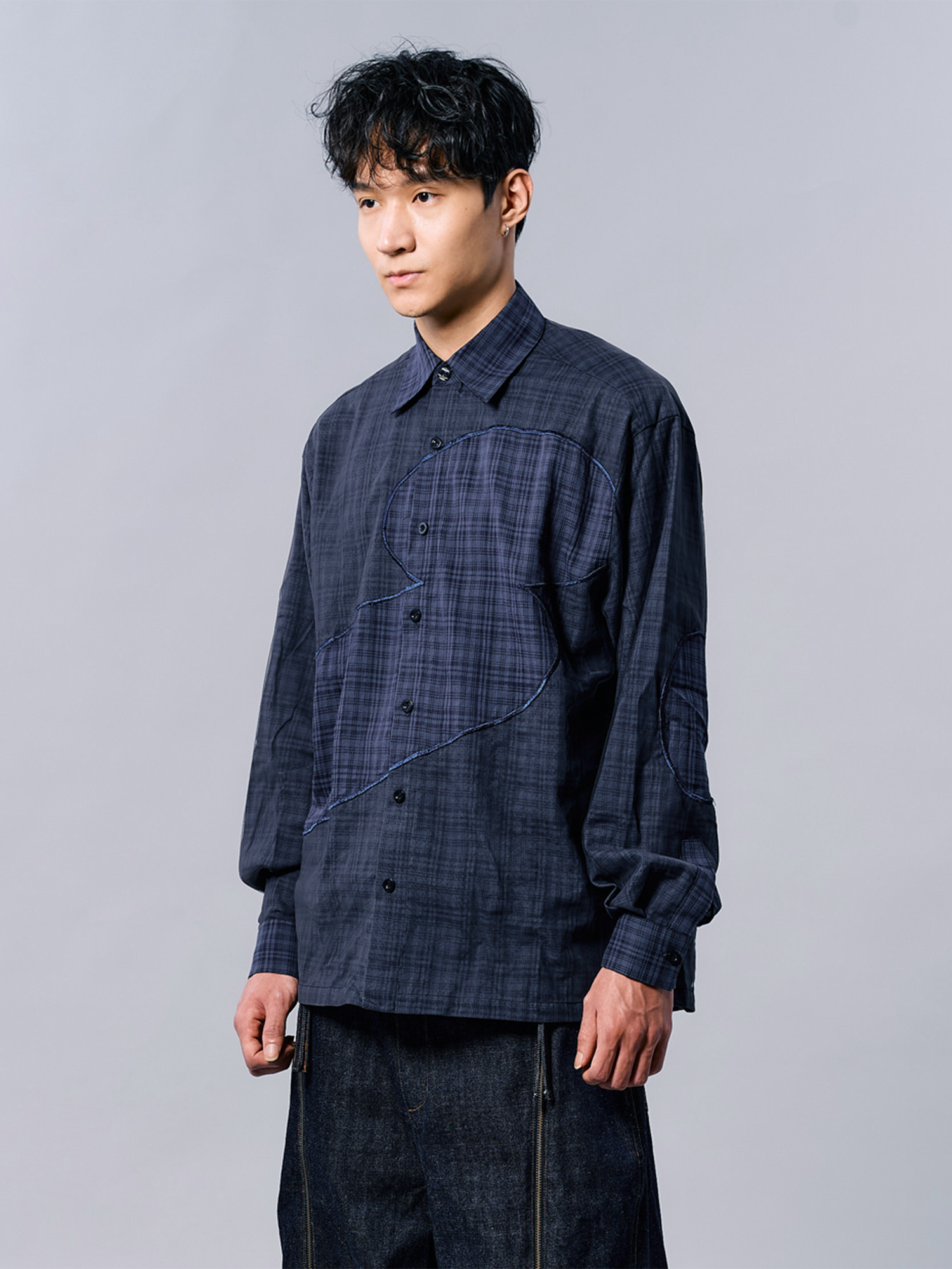 LOOSE FIT LONG-SLEEVES “COVERD” SHIRT