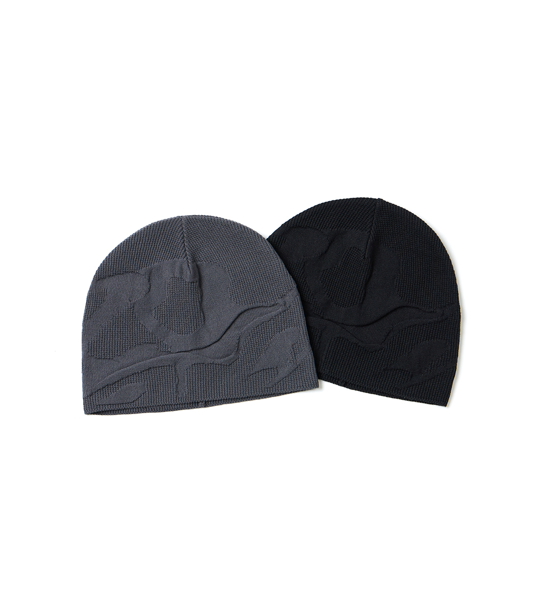 nozzle quiz®｜Misty Beanie (Black/Gray Blue)