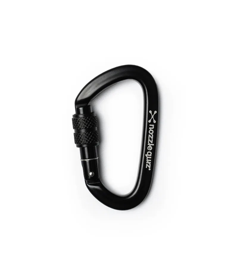 nozzle quiz®｜D-CARABINER (Black)