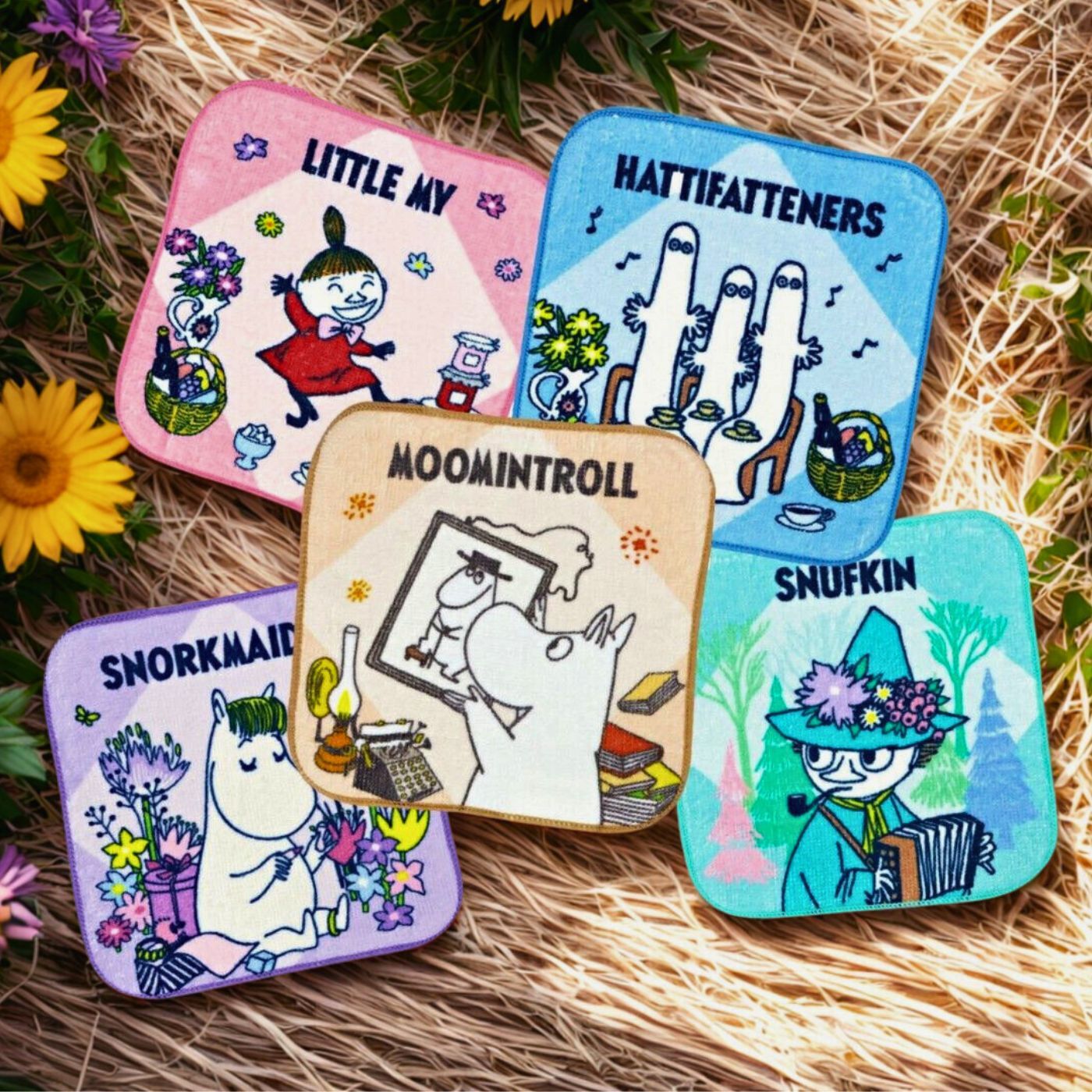 姆明一族 |  5P兒童純棉多用途抹手巾