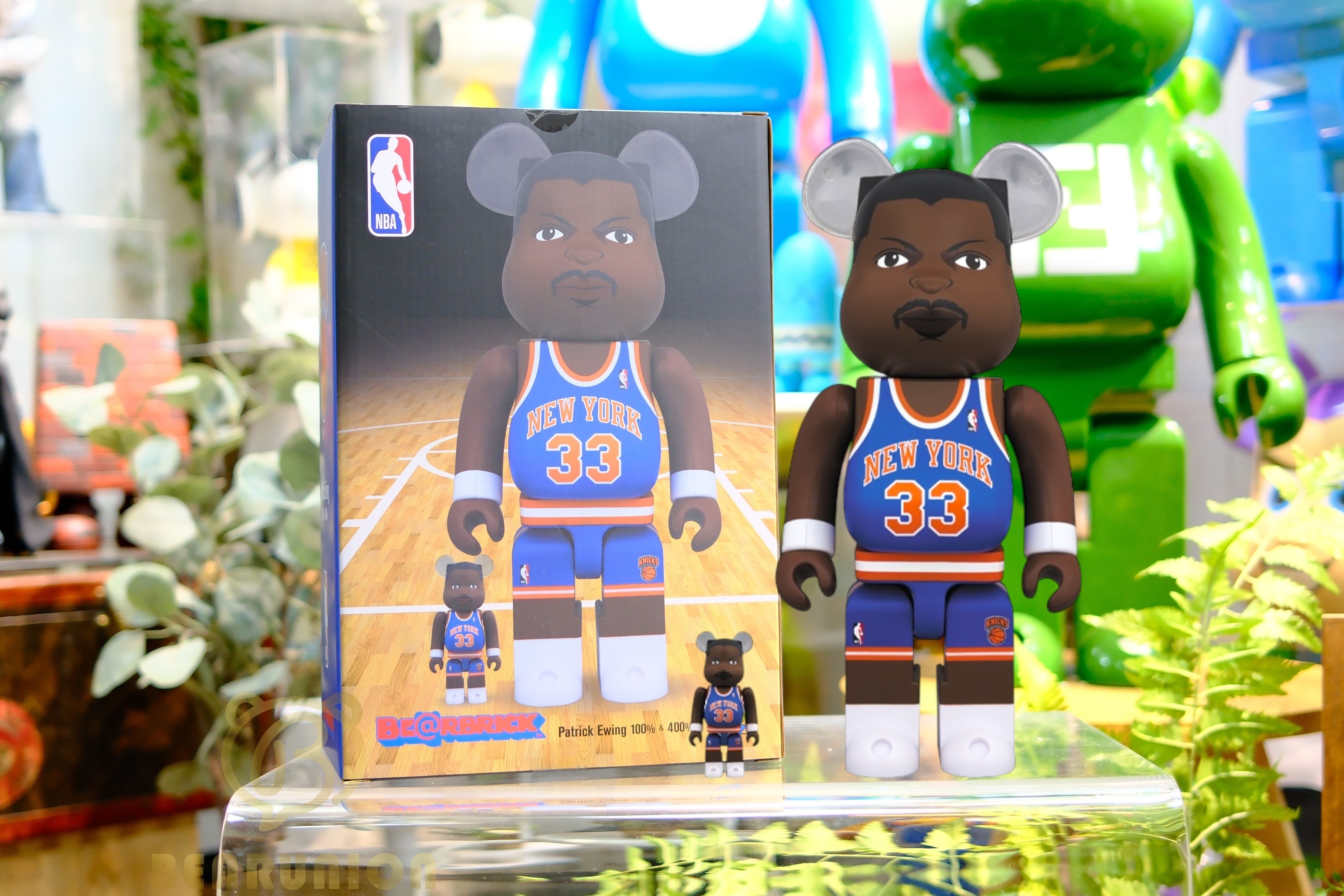 🥇現貨🥇 Bearbrick 400% 100% Patrick Ewing New York Knicks
