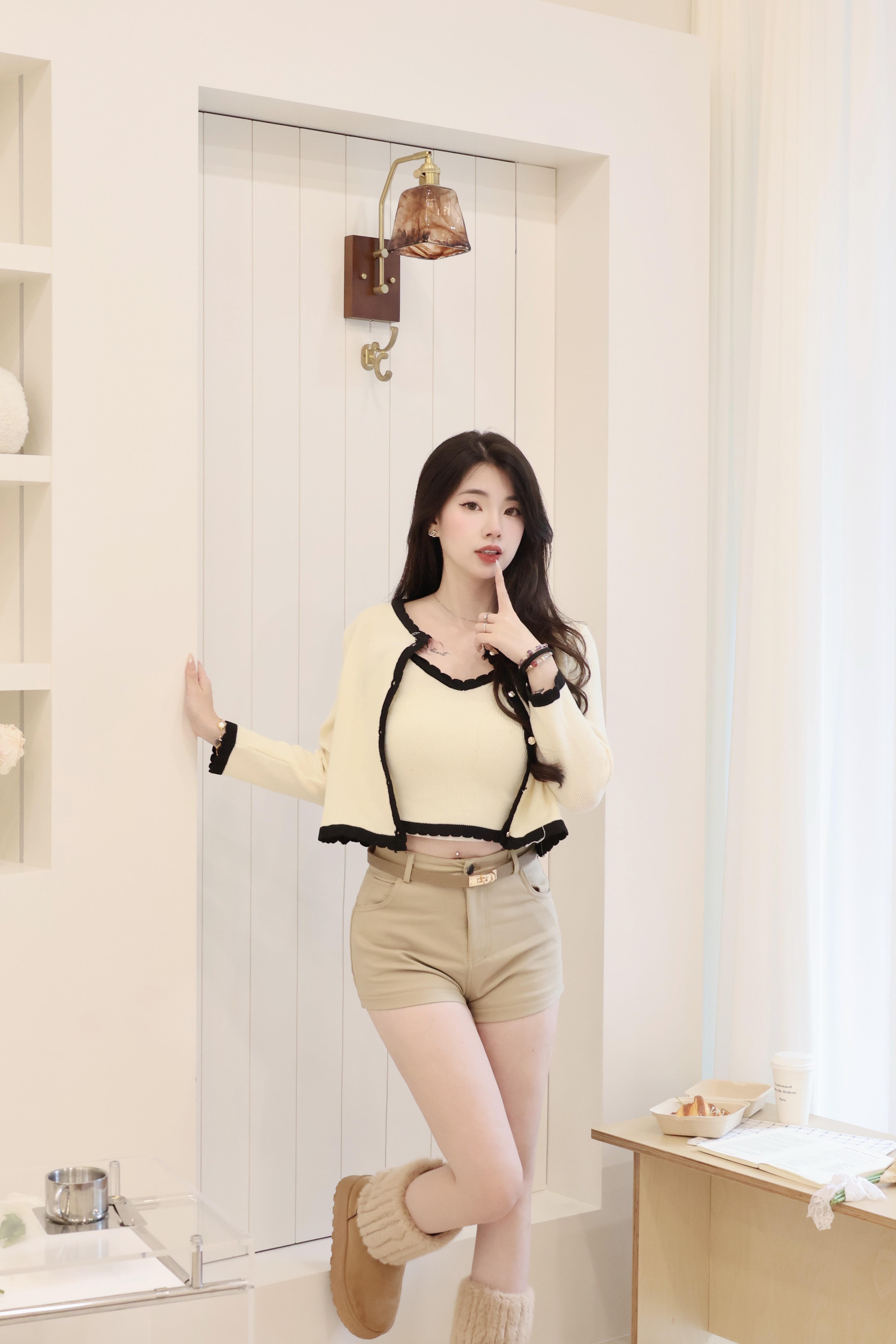 小姊姊小香風套開衫🖤