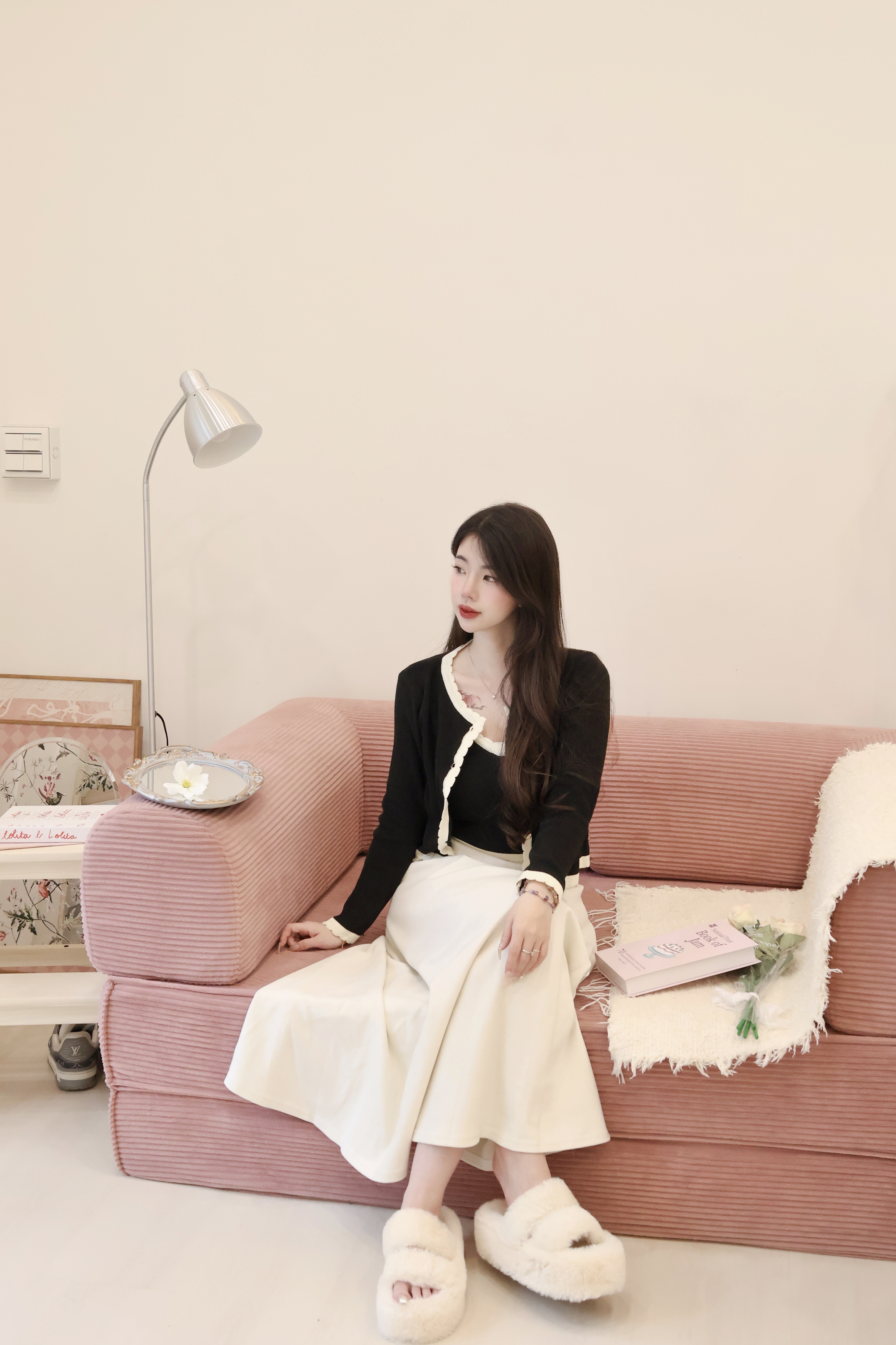 小姊姊小香風套開衫🖤