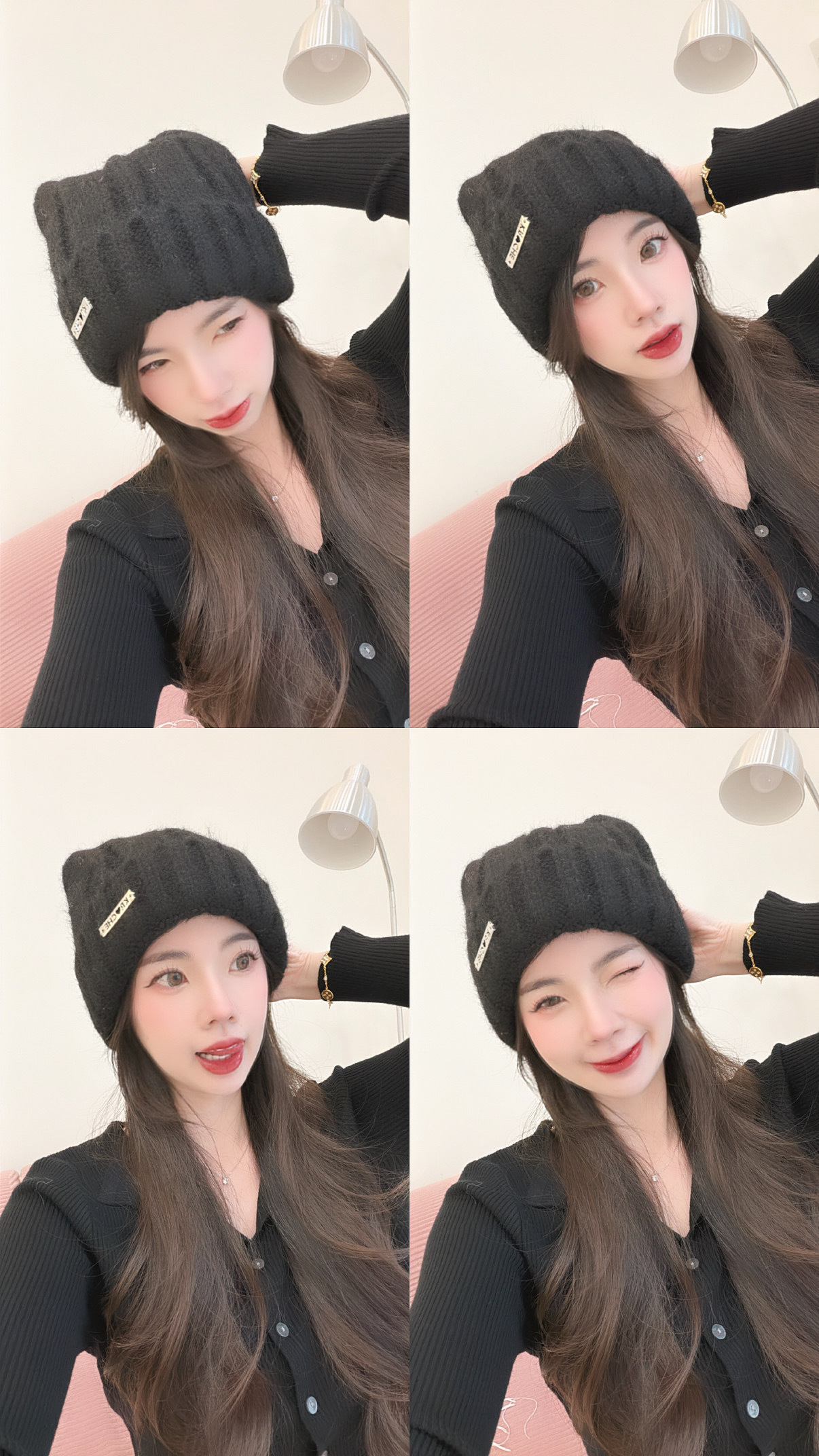 顯臉小🐈‍⬛小貓咪毛帽