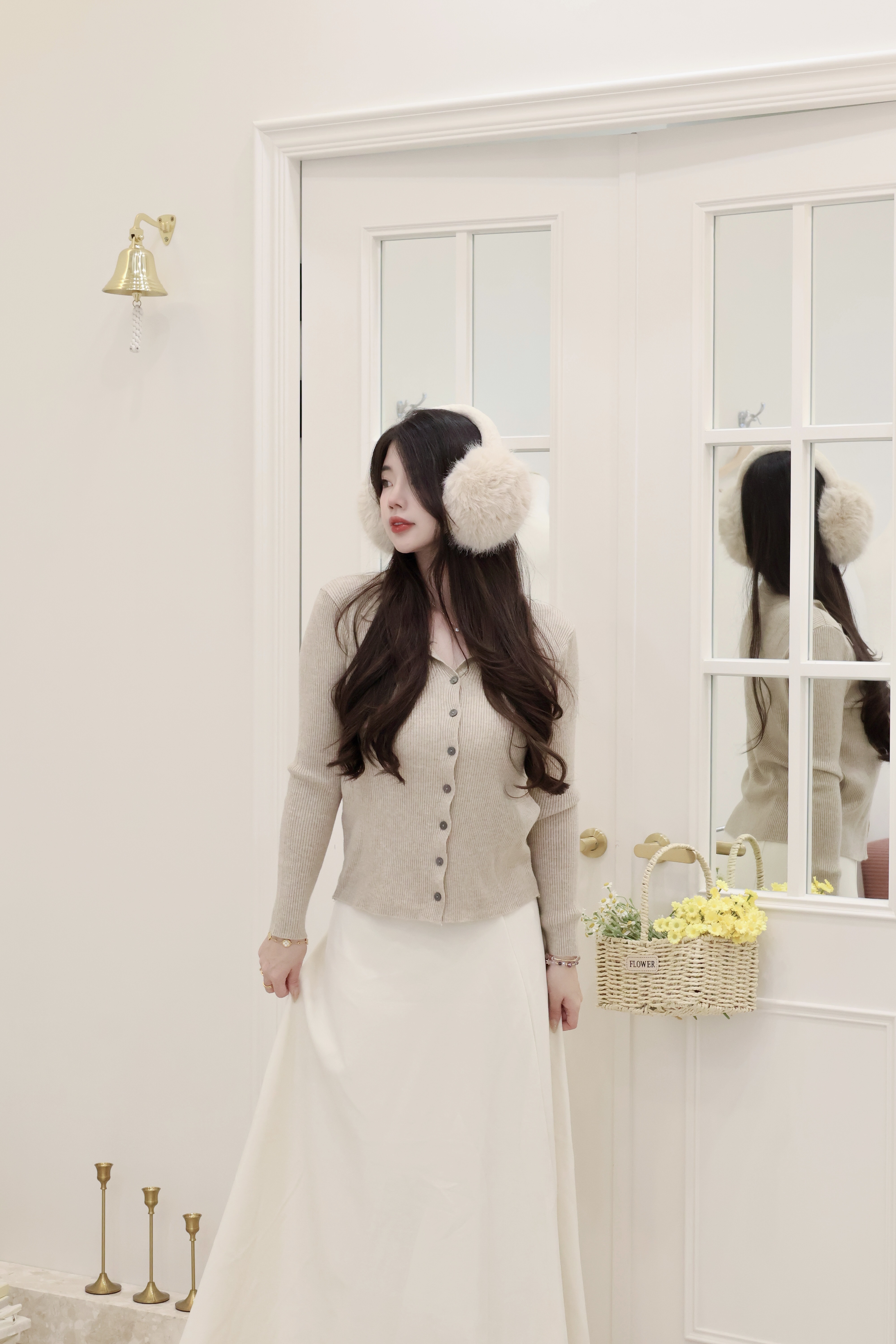 法式翻領軟糯針織🥞